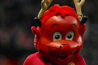 Fred the Red was in the Christmas spirit against Norwich.