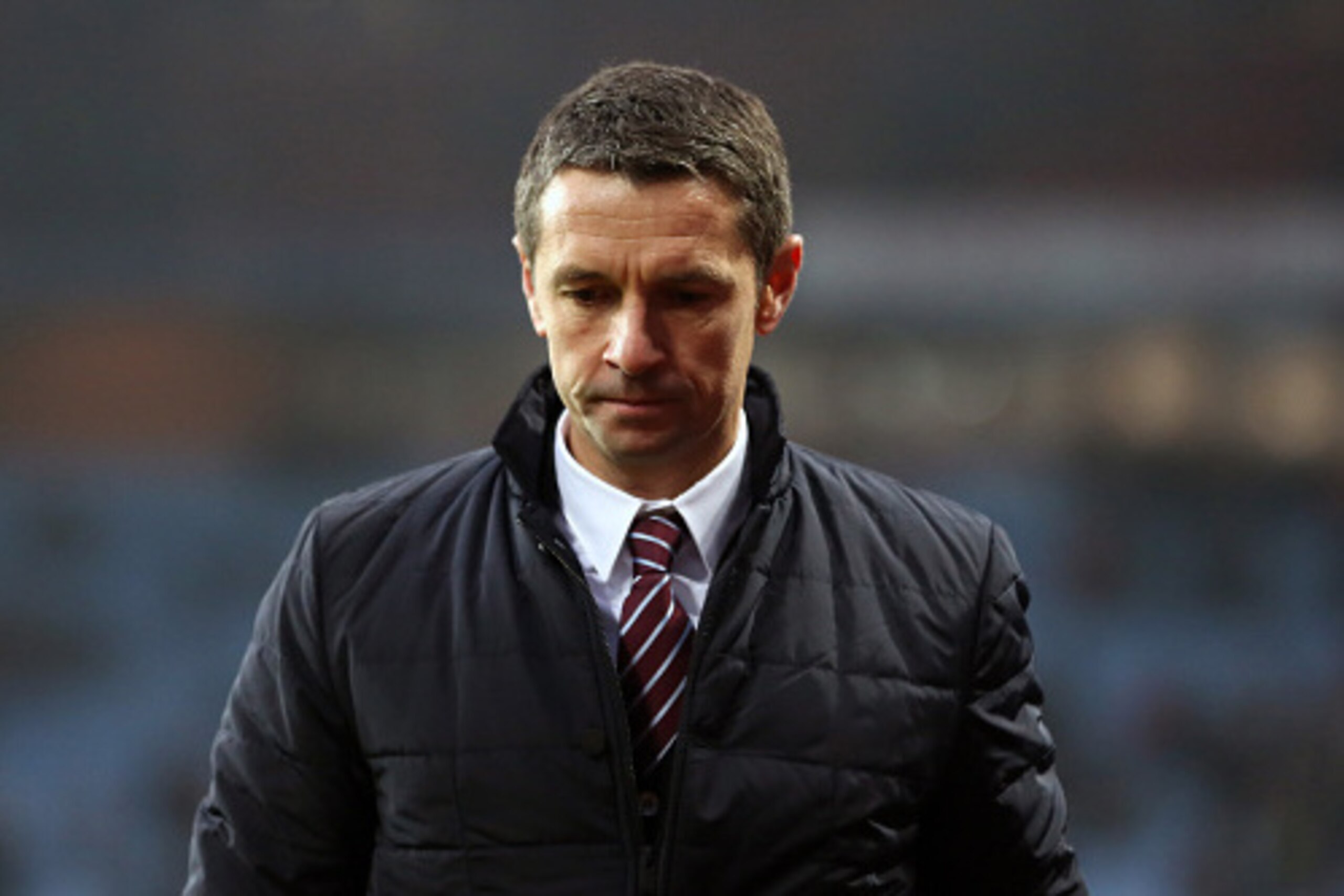 BIRMINGHAM, ENGLAND - DECEMBER 13:  Remi Garde the head coach / manager of Aston Villa during the Barclays Premier League match between Aston Villa and Arsenal at Villa Park on December 13, 2015 in Birmingham, England.  (Photo by James Baylis - AMA/Getty 