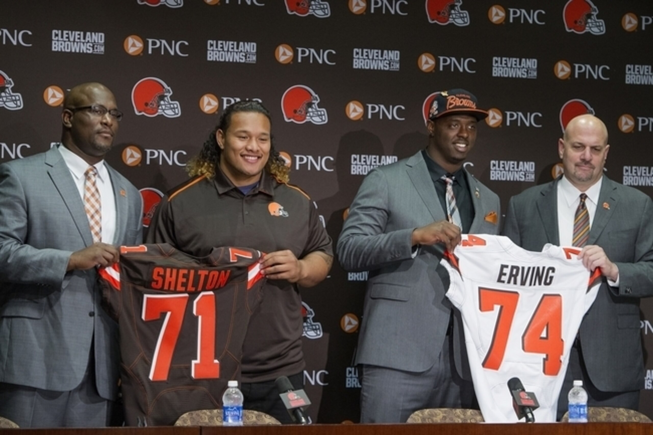 Players like rookies Danny Shelton and Cameron Erving could see their careers take a negative turn with change at the top of the Browns organization.