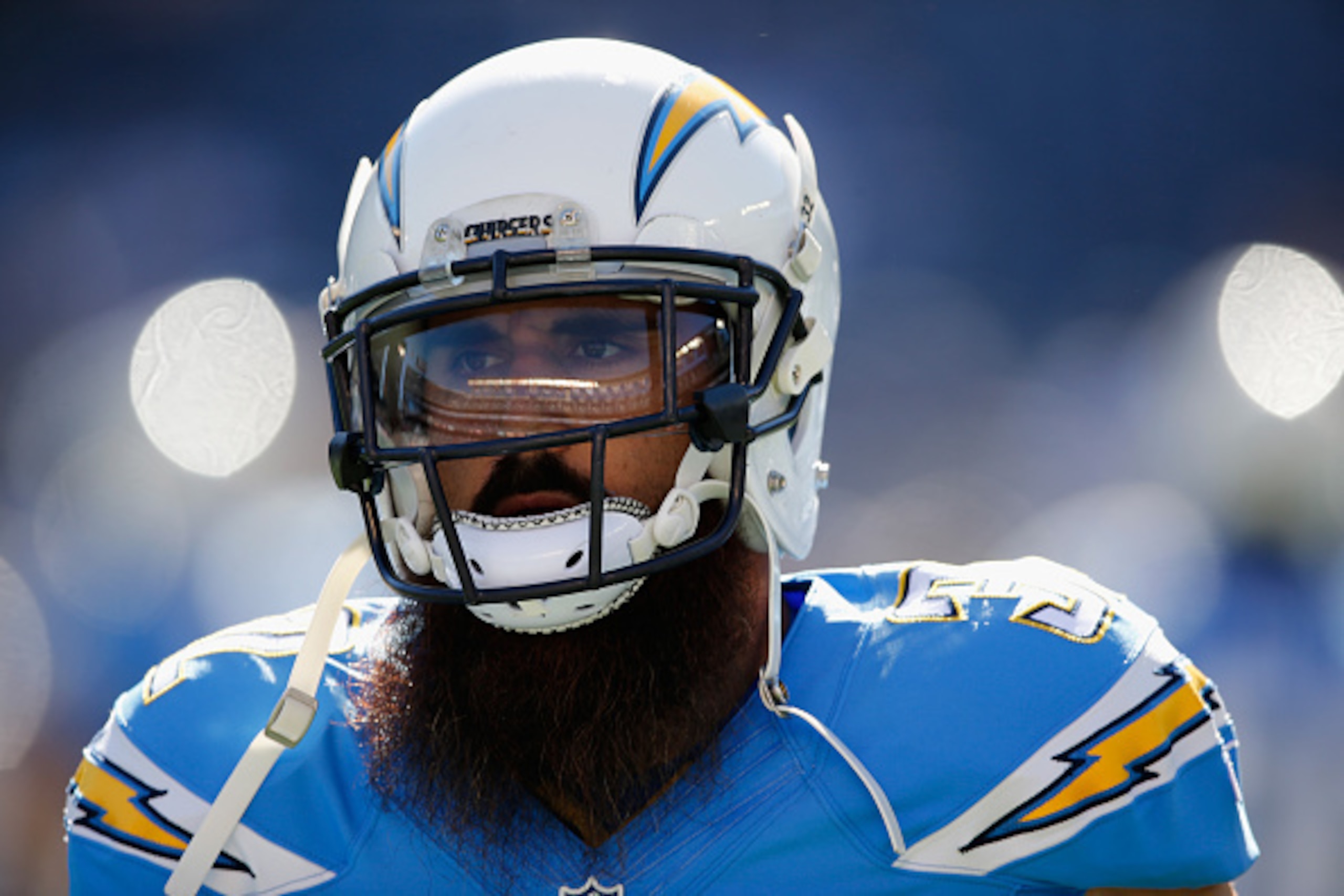 SAN DIEGO, CA - NOVEMBER 22: Eric Weddle #32 of the San Diego Chargers looks on prior to a game against the Kansas City Chiefs at Qualcomm Stadium on November 22, 2015 in San Diego, California. (Photo by Sean M. Haffey/Getty Images) SAN DIEGO, CA - NOVEMBER 22: Eric Weddle #32 of the San Diego Chargers looks on prior to a game against the Kansas City Chiefs at Qualcomm Stadium on November 22, 2015 in San Diego, California. (Photo by Sean M. Haffey/Getty Images)