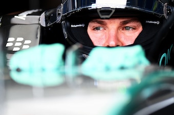 SAO PAULO, BRAZIL - NOVEMBER 14:  Nico Rosberg of Germany and Mercedes GP sits in his car in the garage during final practice for the Formula One Grand Prix of Brazil at Autodromo Jose Carlos Pace on November 14, 2015 in Sao Paulo, Brazil.  (Photo by Lars