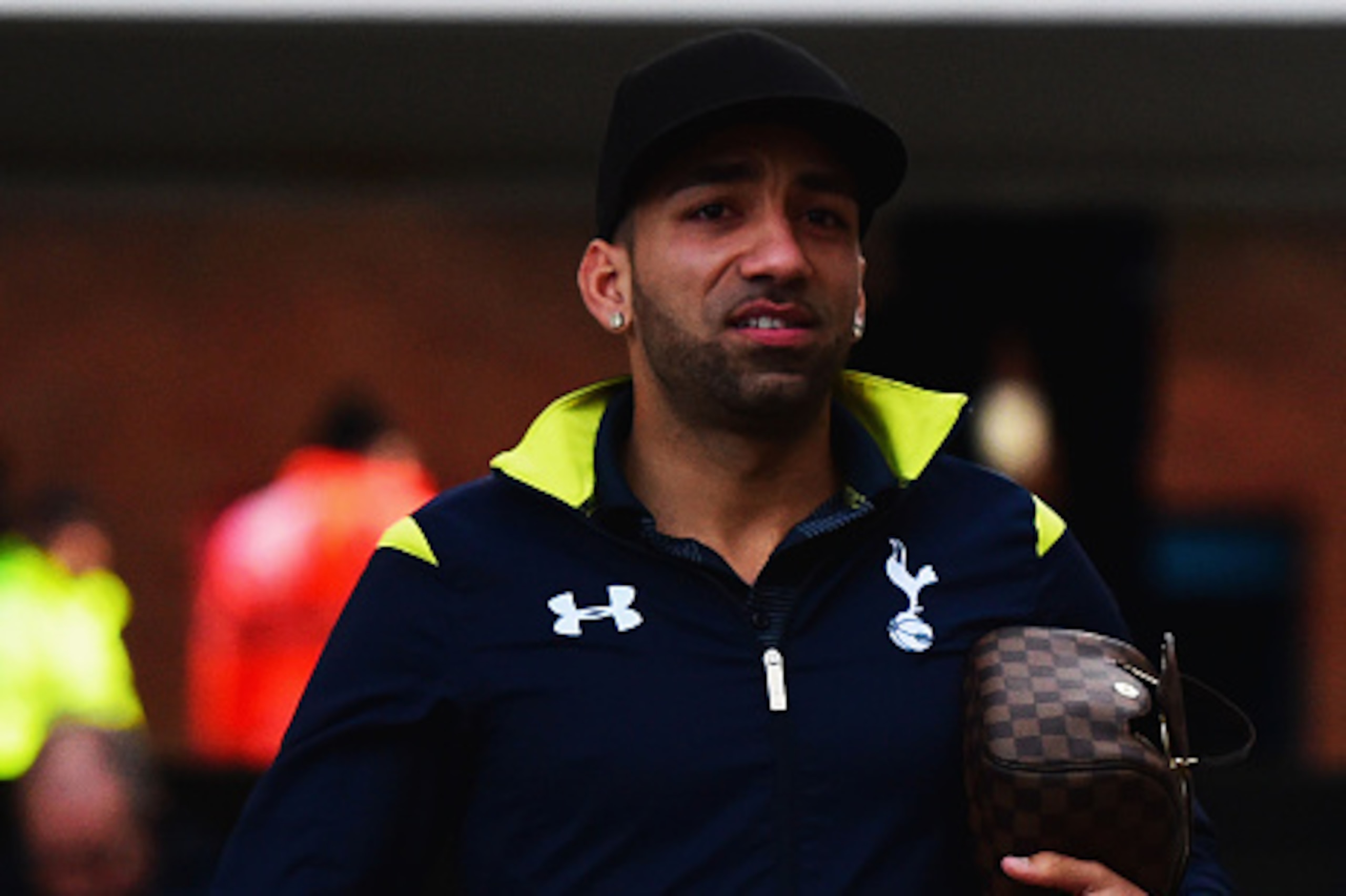 LONDON, ENGLAND - JANUARY 10:  Aaron Lennon of Spurs arrives prior to the Barclays Premier League match between Crystal Palace and Tottenham Hotspur at Selhurst Park on January 10, 2015 in London, England.  (Photo by Jamie McDonald/Getty Images)