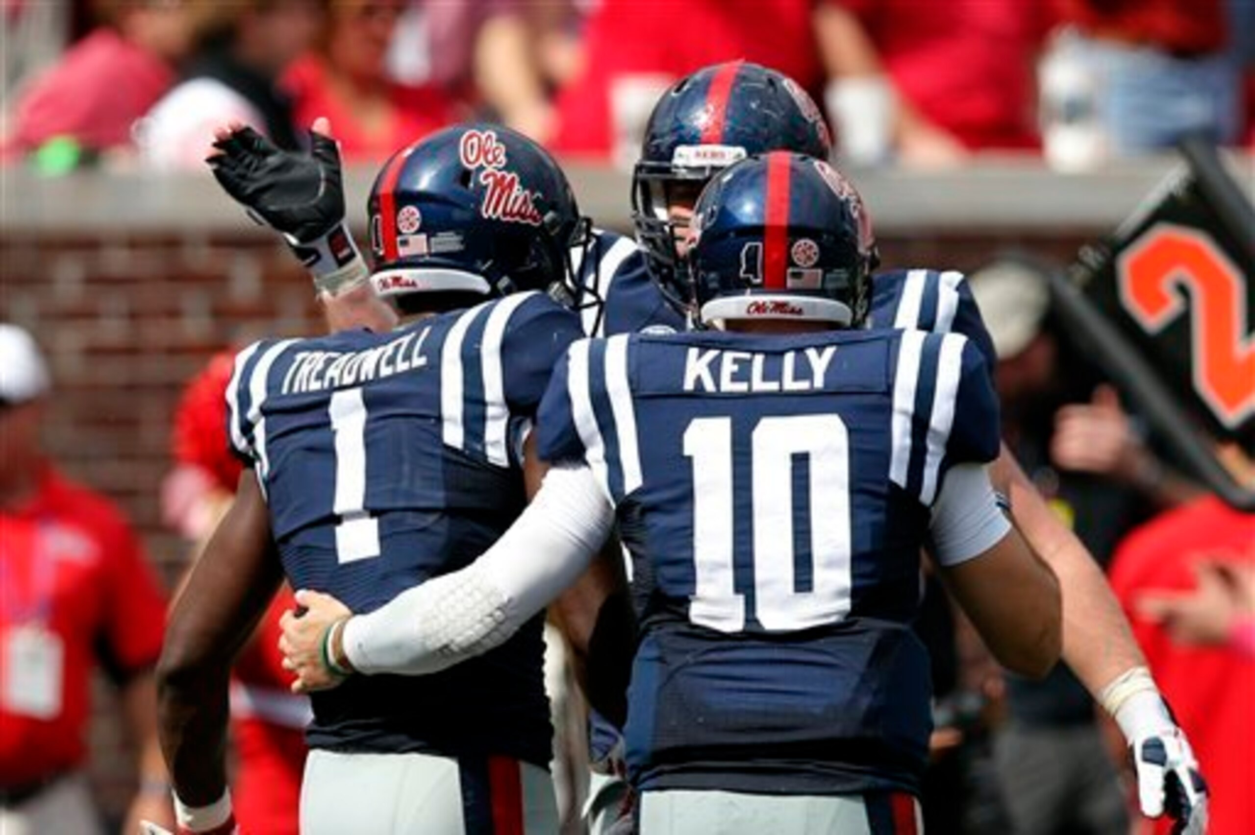 Ole Miss' firepower will pull away after the second half.