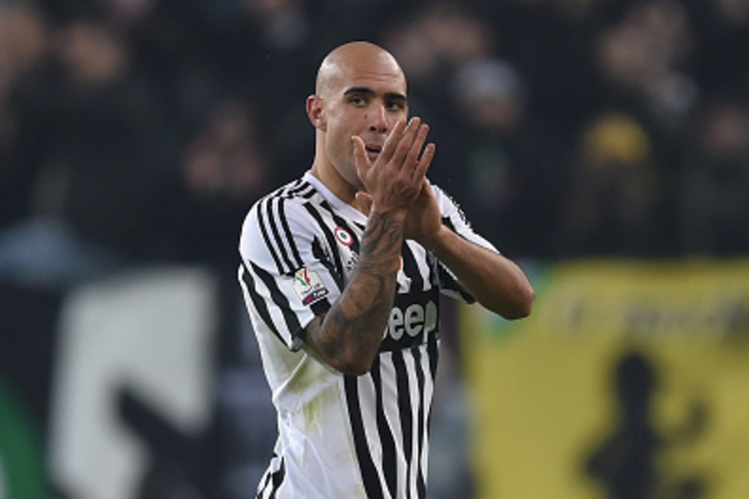 TURIN, ITALY - DECEMBER 16:  Simone Zaza of FC Juventus is replaced during the TIM Cup match between FC Juventus and Torino FC at Juventus Arena on December 16, 2015 in Turin, Italy.  (Photo by Valerio Pennicino/Getty Images)