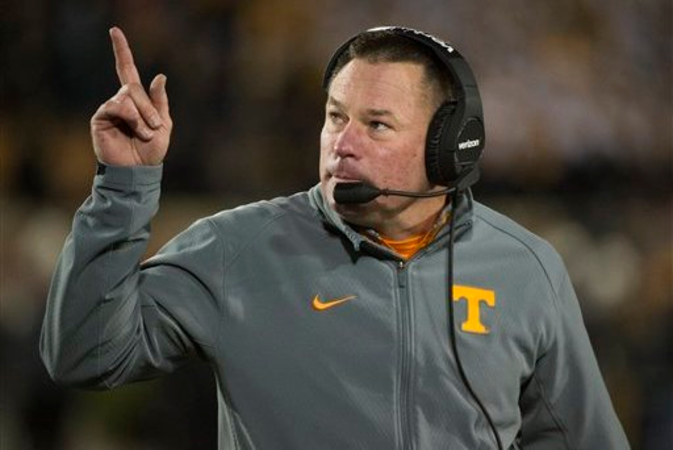 Tennessee head coach Butch Jones Tennessee head coach Butch Jones