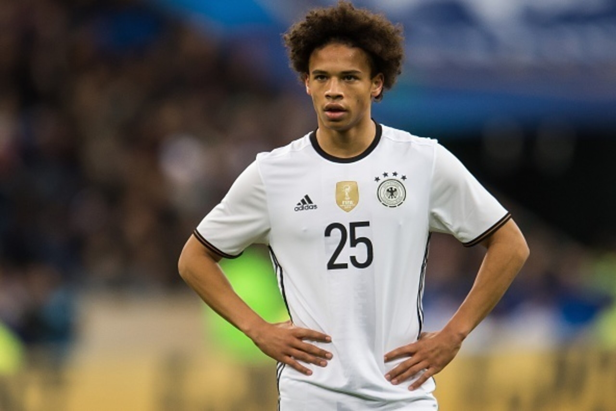 Leroy Sane of Germany during the International friendly match between France and Germany on November 13, 2015 at the Stade France in Paris, France.(Photo by VI Images via Getty Images)