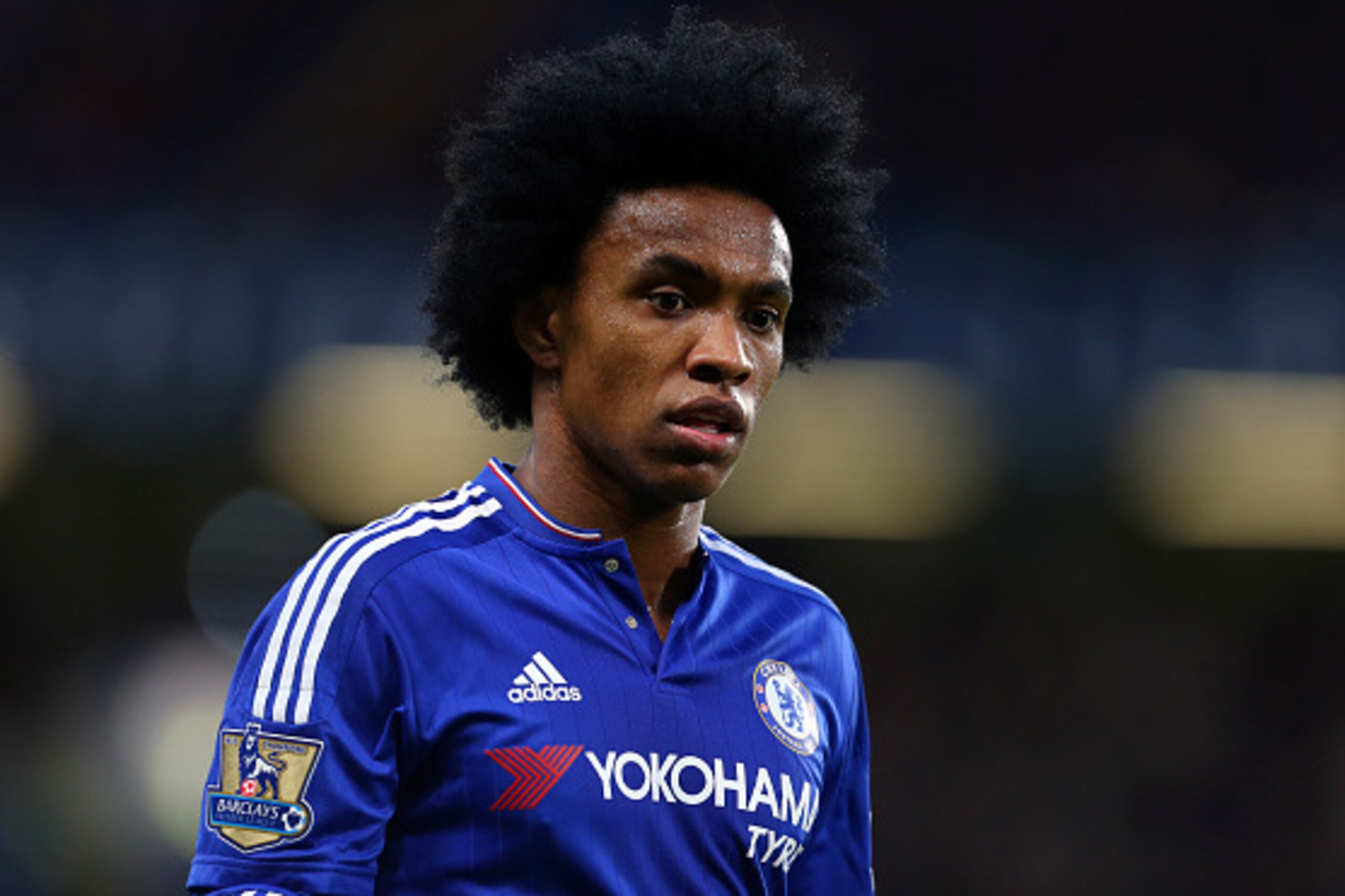 LONDON, ENGLAND - DECEMBER 26:  Willian of Chelsea during the Barclays Premier League match between Chelsea and Watford at Stamford Bridge on December 26, 2015 in London, England.  (Photo by Catherine Ivill - AMA/Getty Images)