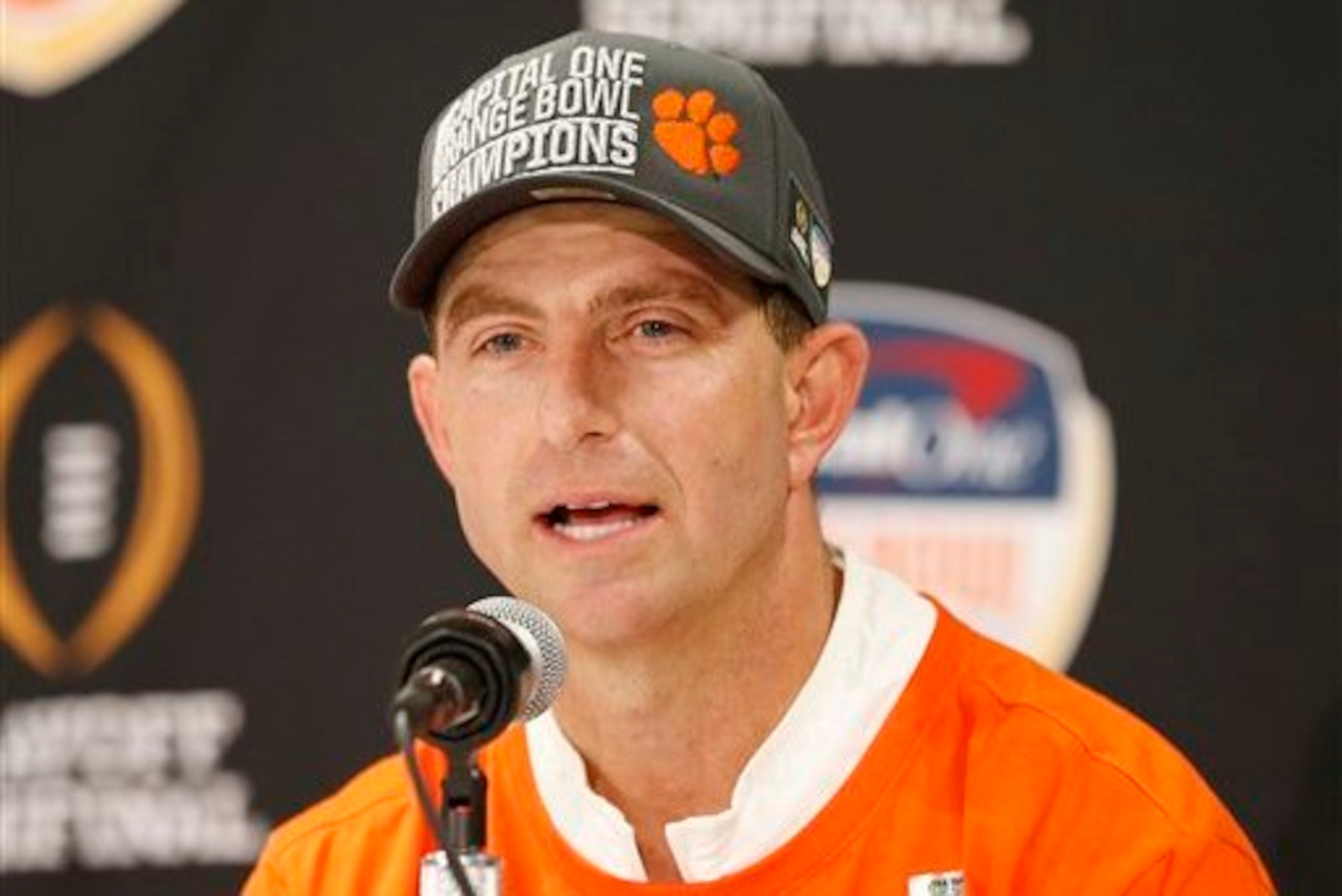 Dabo Swinney has the Tigers one win from perfection.