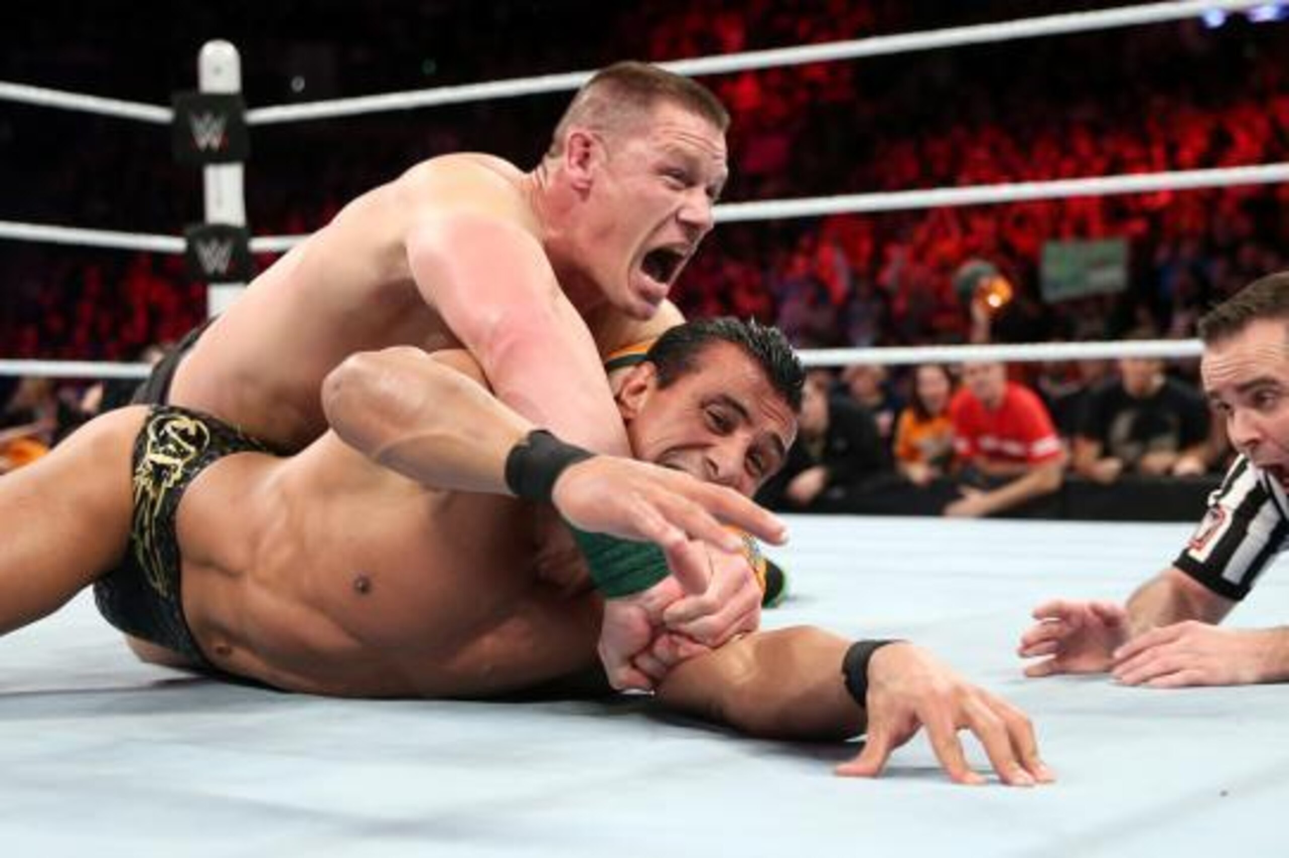 John Cena clashes with Alberto Del Rio on last week's Raw.