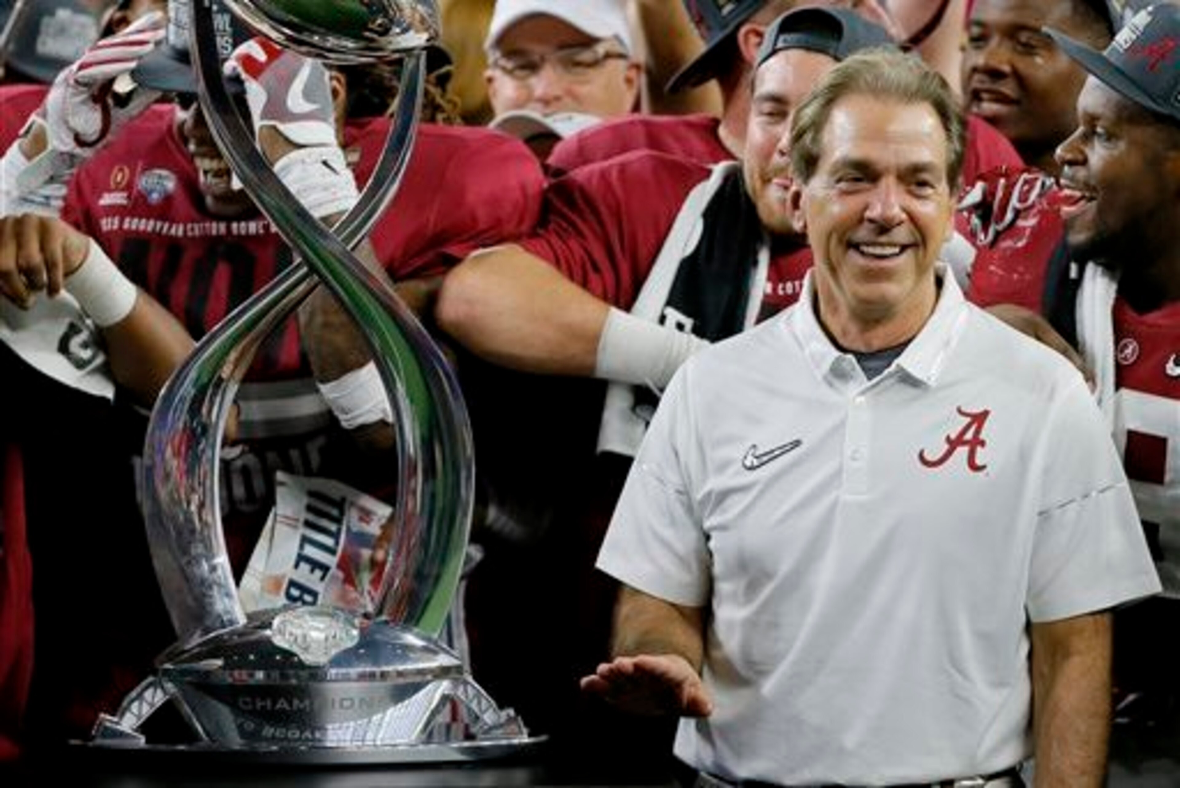 Alabama head coach Nick Saban