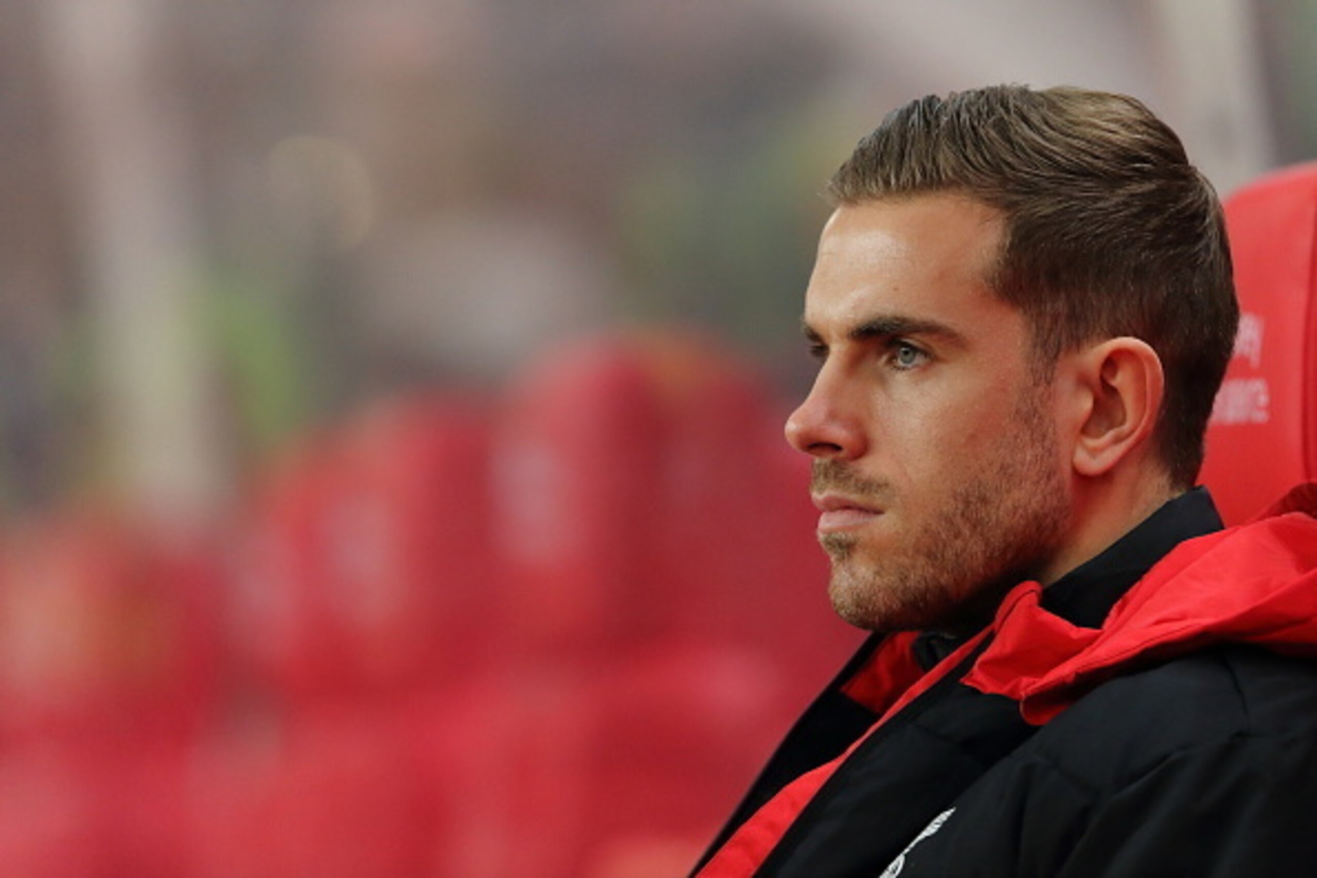 STOKE ON TRENT, ENGLAND - JANUARY 05: Jordan Henderson of Liverpool during the Capital One Cup Semi Final, First Leg, between Stoke City and Liverpool at Britannia Stadium on January 5, 2016 in Stoke on Trent, England.  (Photo by Matthew Ashton - AMA/Gett
