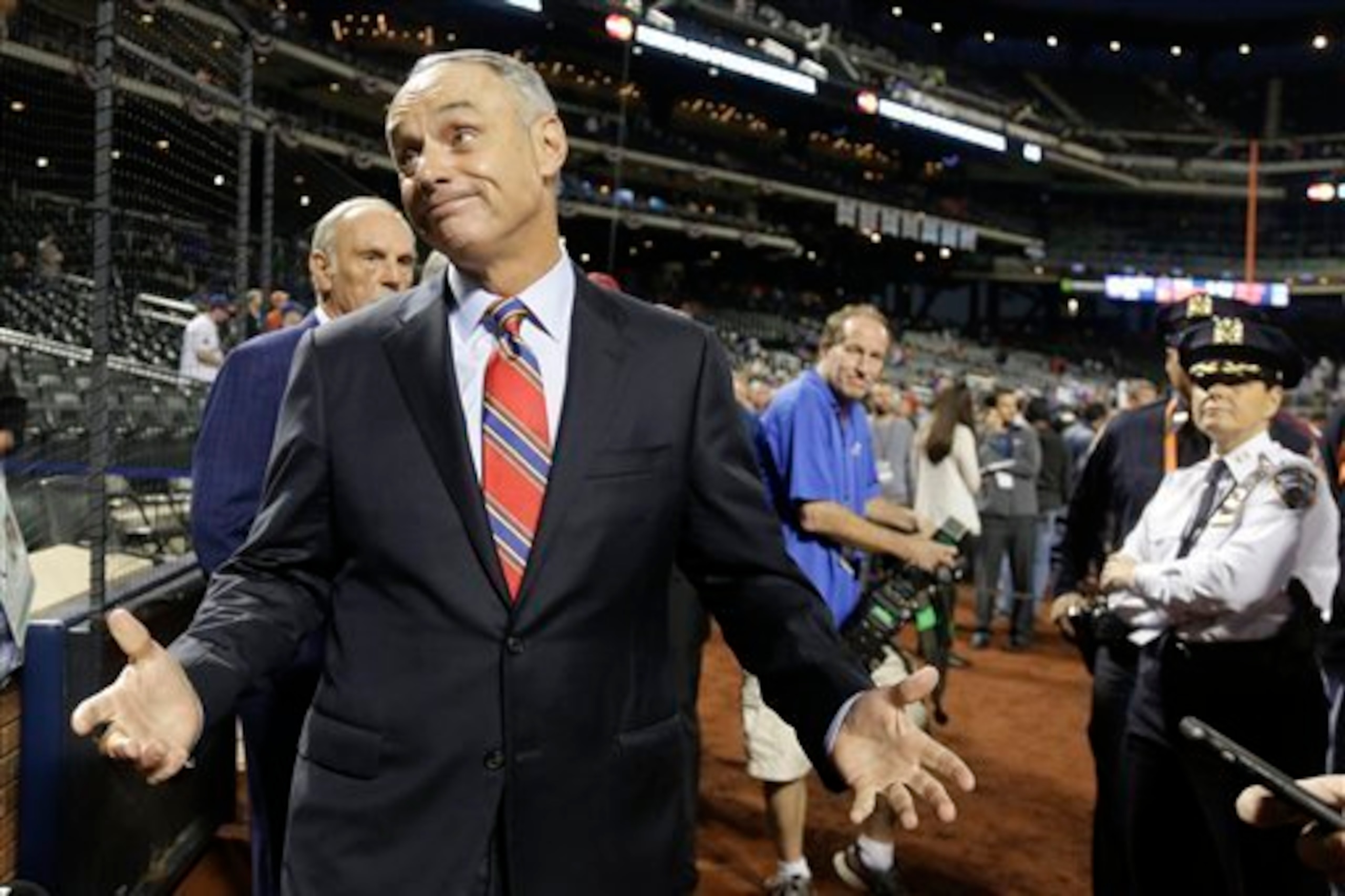 Commissioner Rob Manfred has called the 162-game schedule "tough" on players.