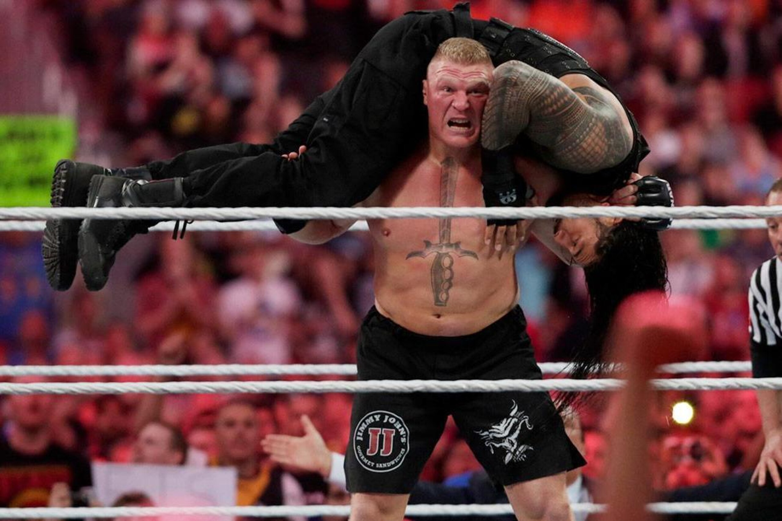 Lesnar vs. Reigns at Mania
