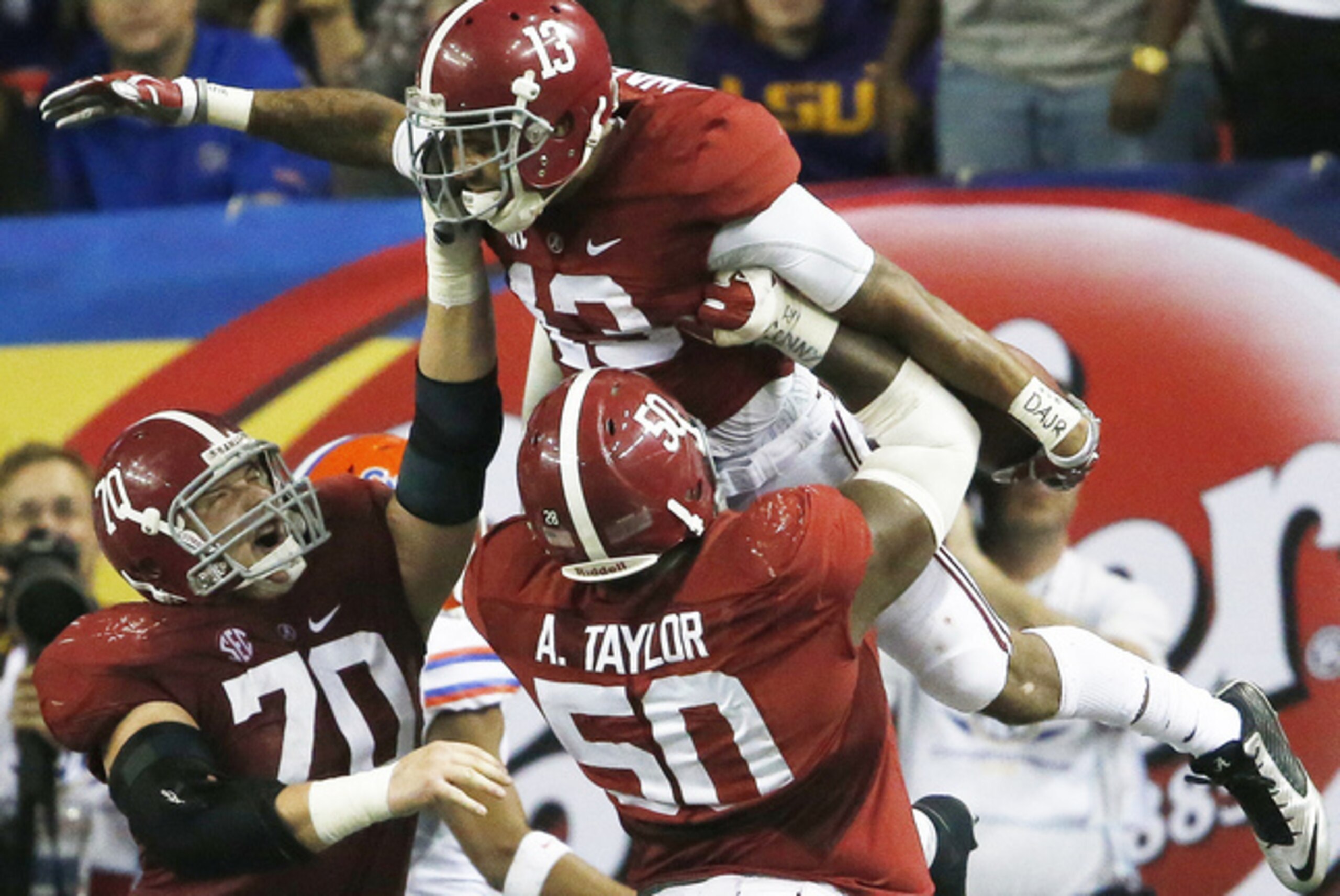 Senior center Ryan Kelly (70) says Alabama is "Locked in."