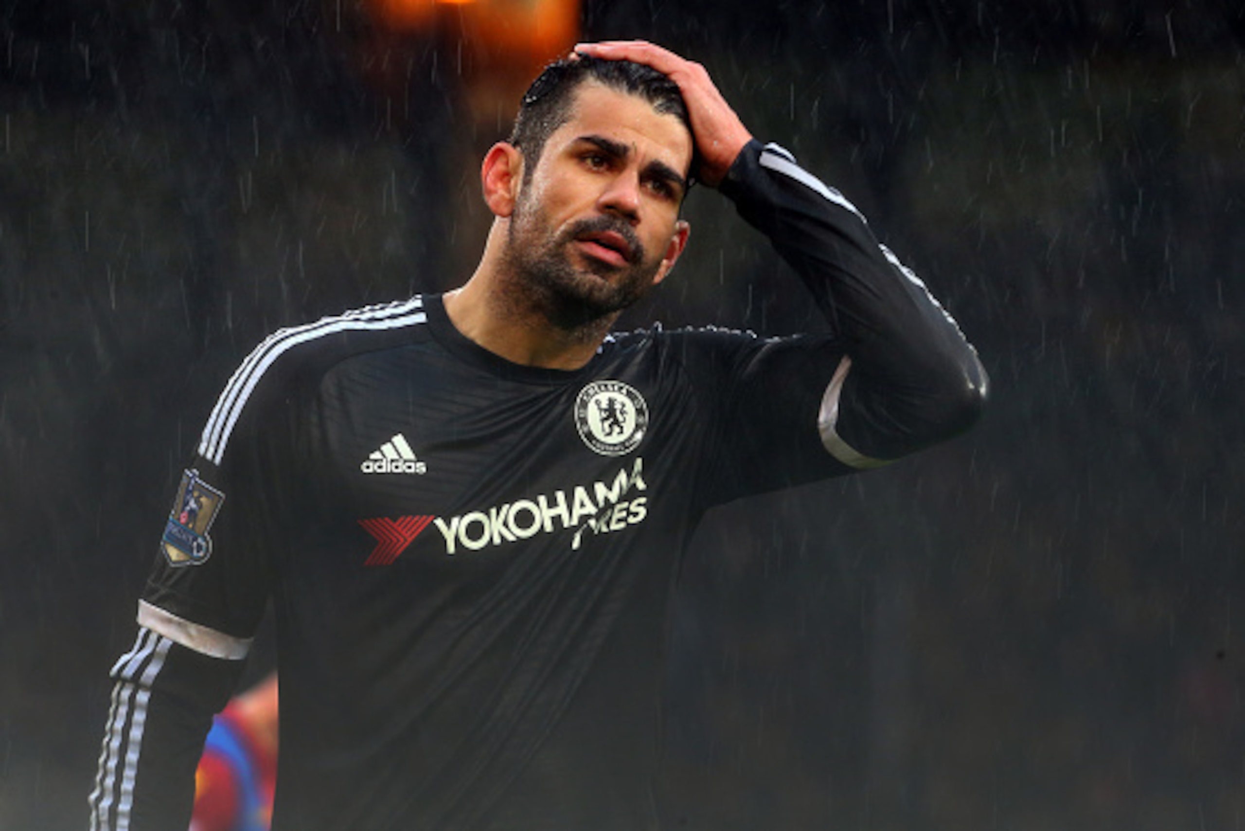 LONDON, ENGLAND - JANUARY 03:  Diego Costa of Chelsea during the Barclays Premier League match between Crystal Palace and Chelsea at Selhurst Park on January 3, 2016 in London, England.  (Photo by Catherine Ivill - AMA/Getty Images)