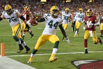 James Starks scored on a four-yard run in the third quarter.