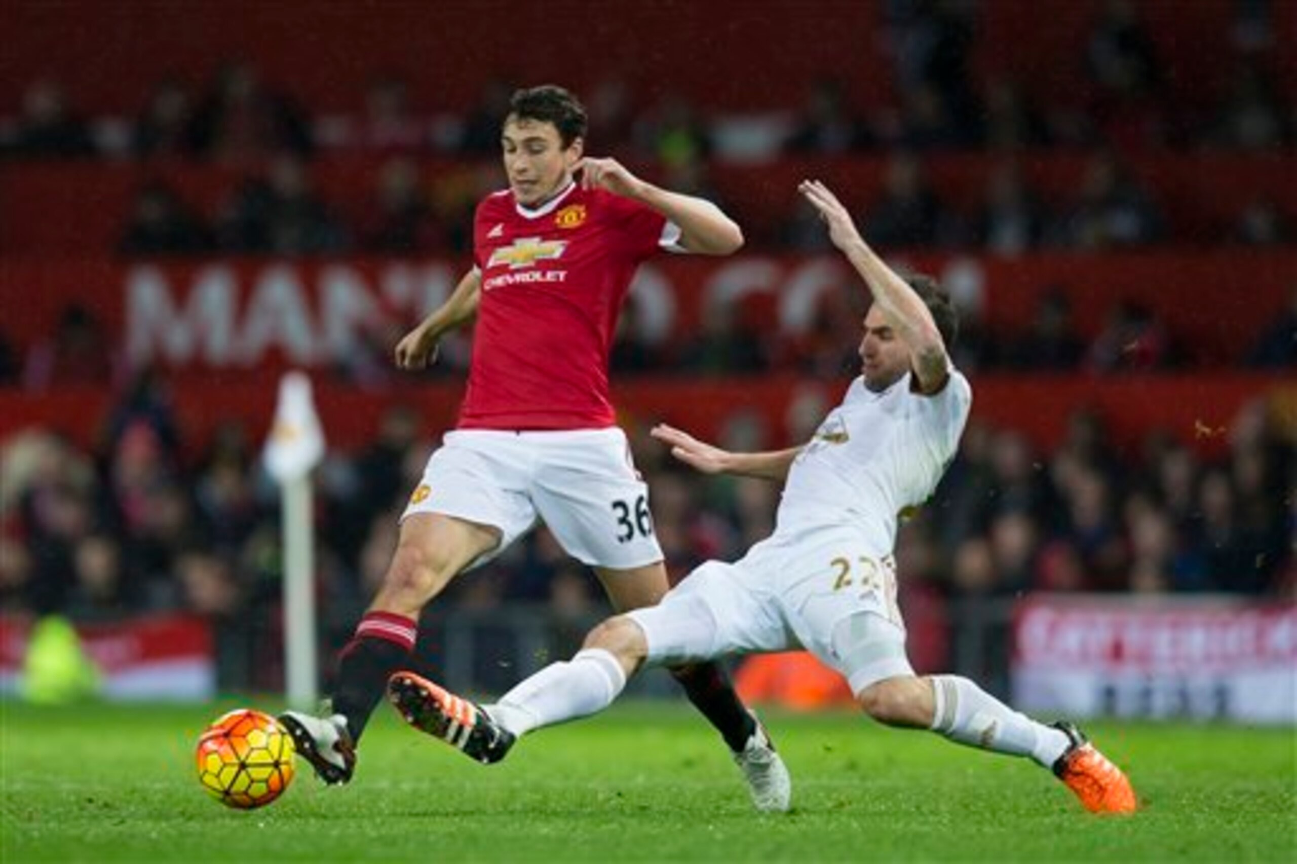 Darmian has been played at left-back on numerous occasions this season.