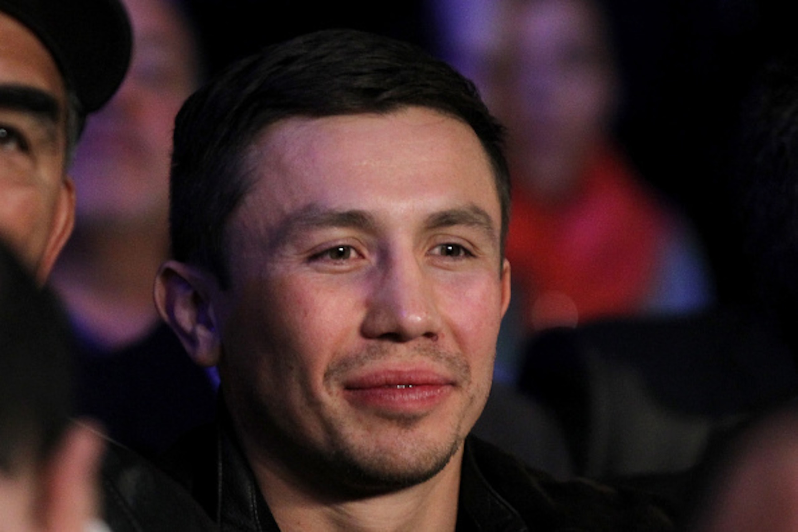 LAS VEGAS, NV - NOVEMBER 21:  Boxer Gennady Golovkin looks on before Miguel Cotto takes on Canelo Alvarez in their middleweight fight at the Mandalay Bay Events Center on November 21, 2015 in Las Vegas, Nevada.  (Photo by Isaac Brekken/Getty Images)