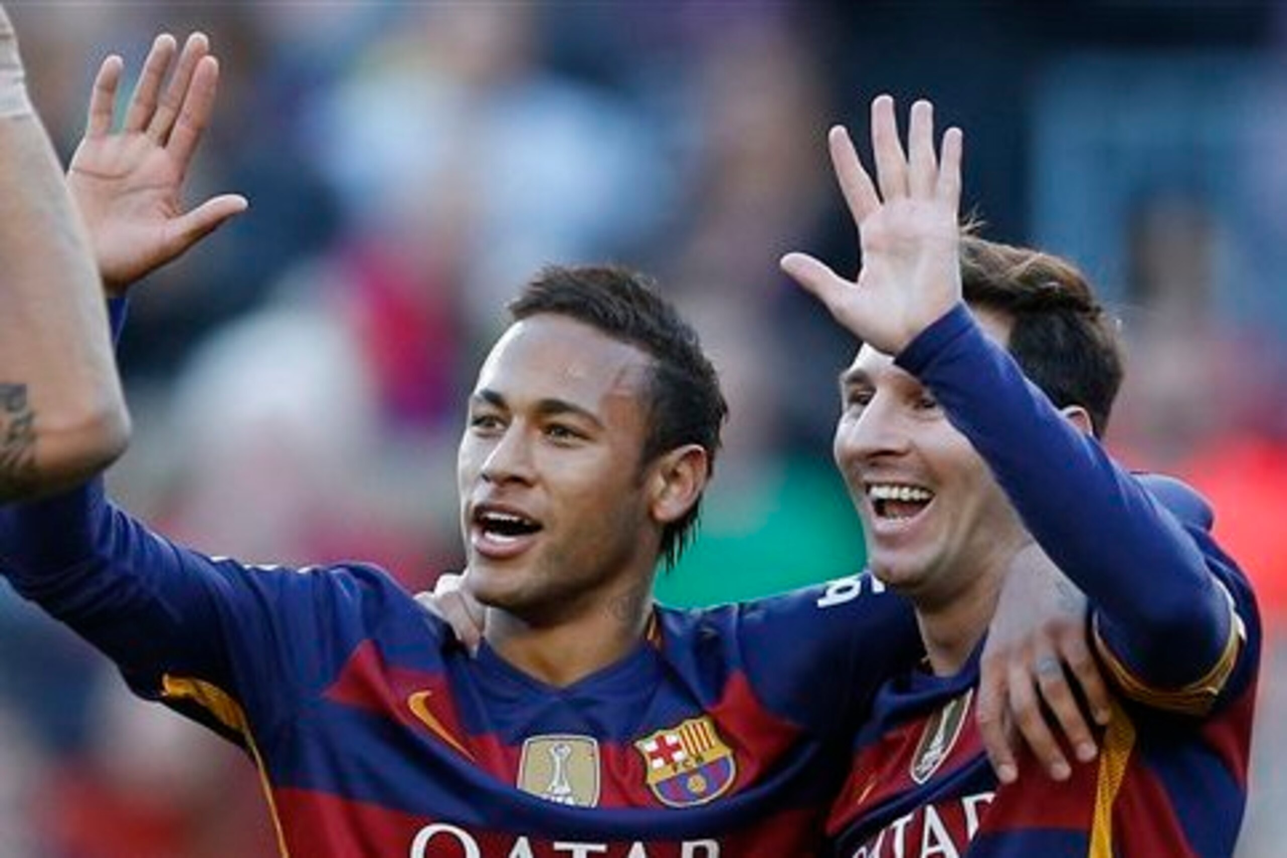 Enrique believes Barca are lucky to have two world-class stars.