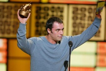 Joe Rogan at the VH1 Big In 2002 Awards held at the Grand Olympic Auditorium in  Los Angeles, CA, December 4, 2002.  Photo by Kevin Winter/Getty Images