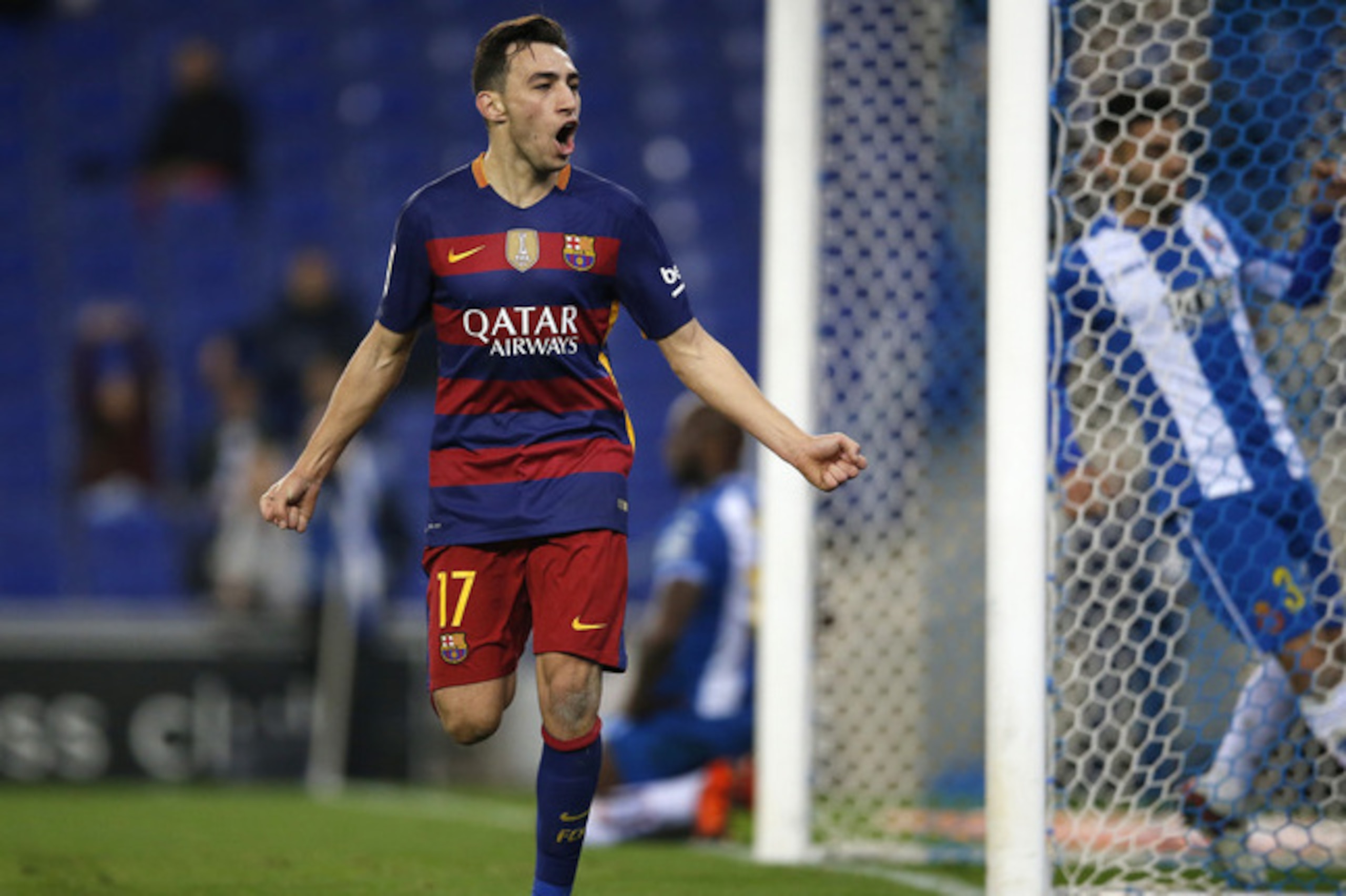 El Haddadi netted twice in Wednesday's 2-0 win over Espanyol. El Haddadi netted twice in Wednesday's 2-0 win over Espanyol.