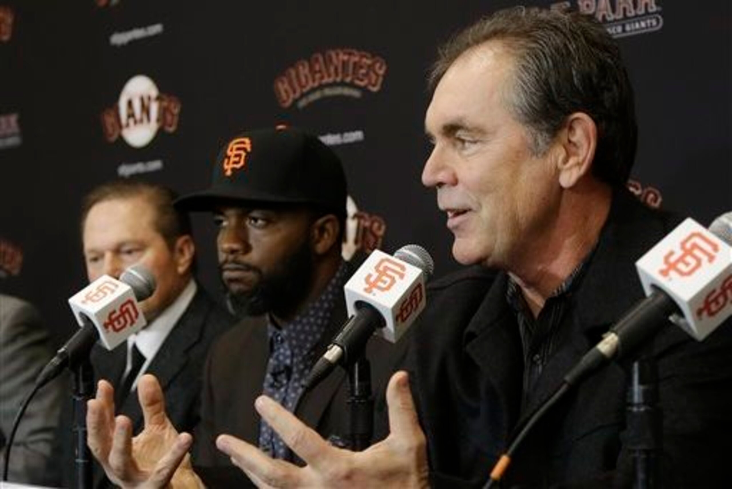 Giants skipper Bruce Bochy called the club's offseason "terrific" after the Denard Span signing. Giants skipper Bruce Bochy called the club's offseason "terrific" after the Denard Span signing.