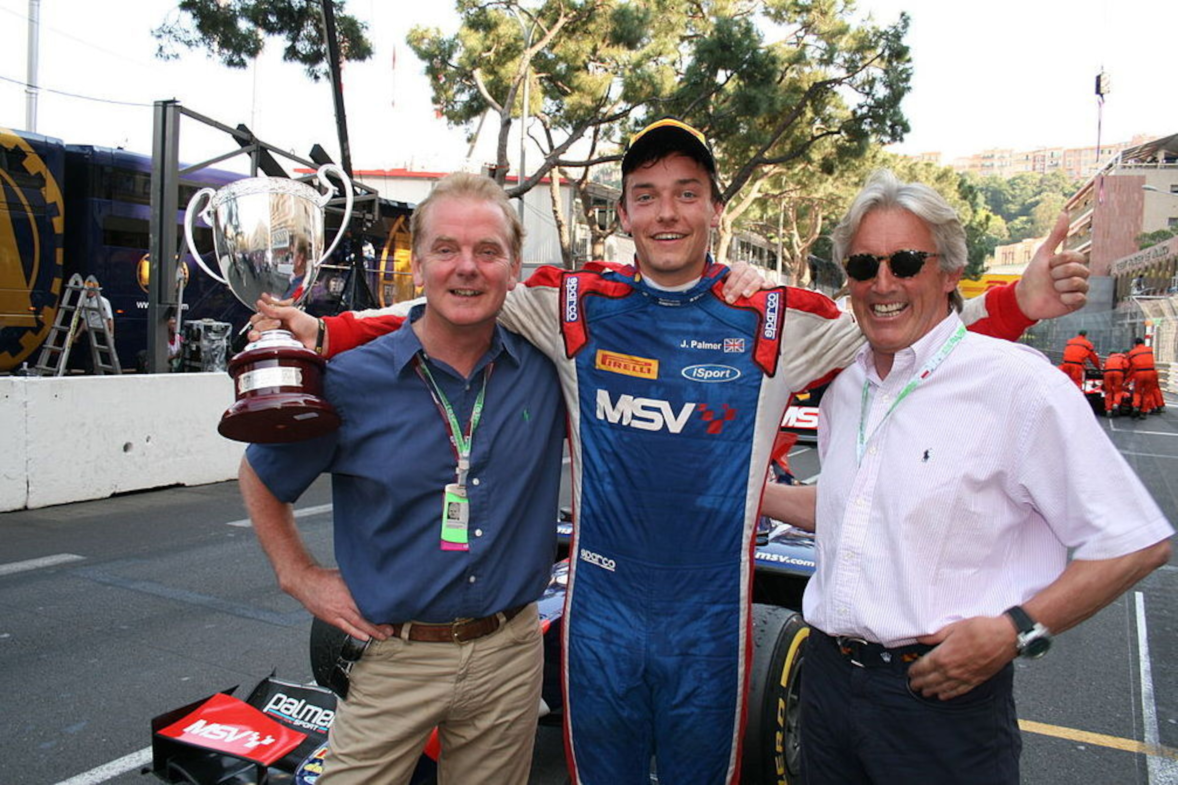 Jolyon Palmer's first GP2 win came in the 2012 Monaco sprint race.