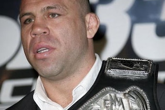 WEST HOLLYWOOD, CA - JANUARY 11:  Current PRIDE fighter champion Wanderlei Silva of Brazil attends the announcement of The PRIDE Fighting Championships at the Hyatt Hotel on January 11, 2007 in West Hollywood, California.  (Photo by Chad Buchanan/Getty Im