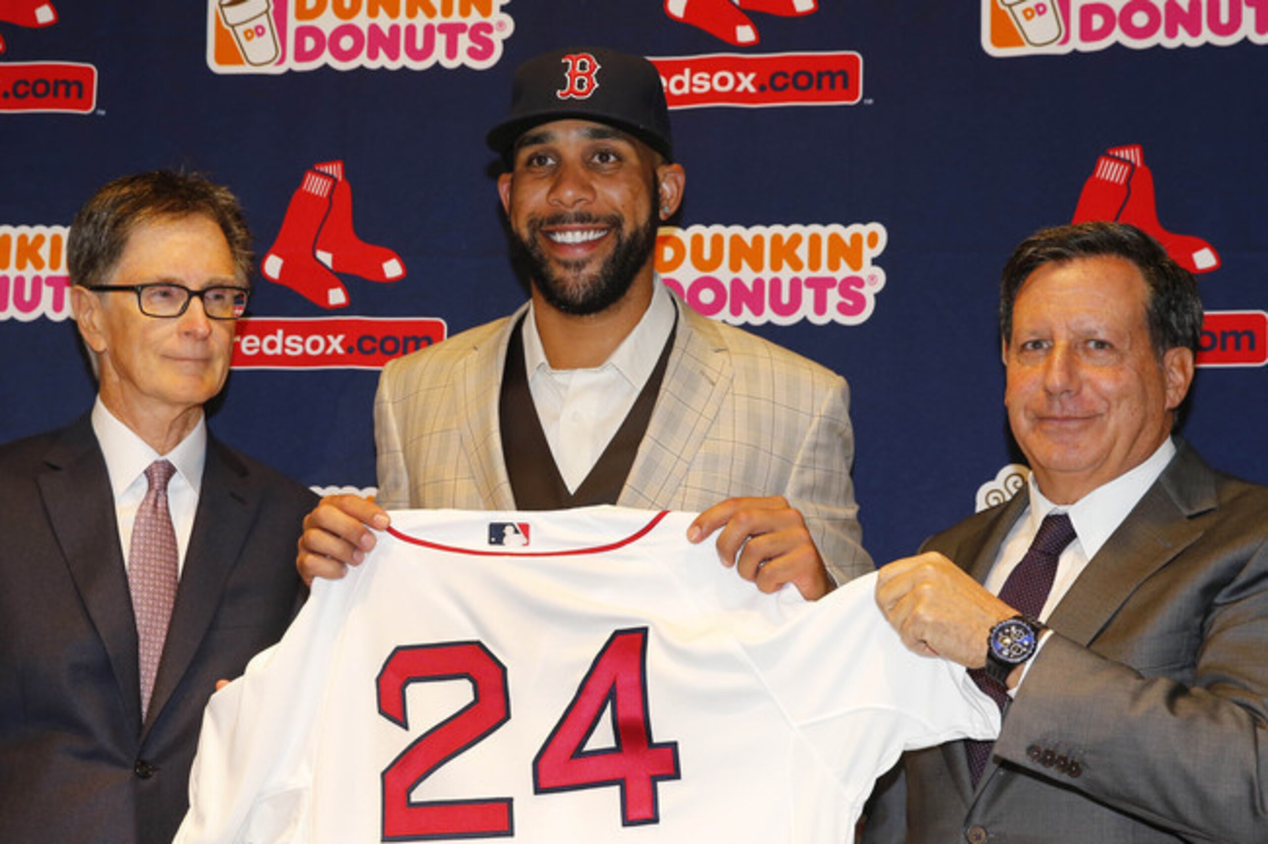 David Price was all smiles at his introductory press conference in Boston.
