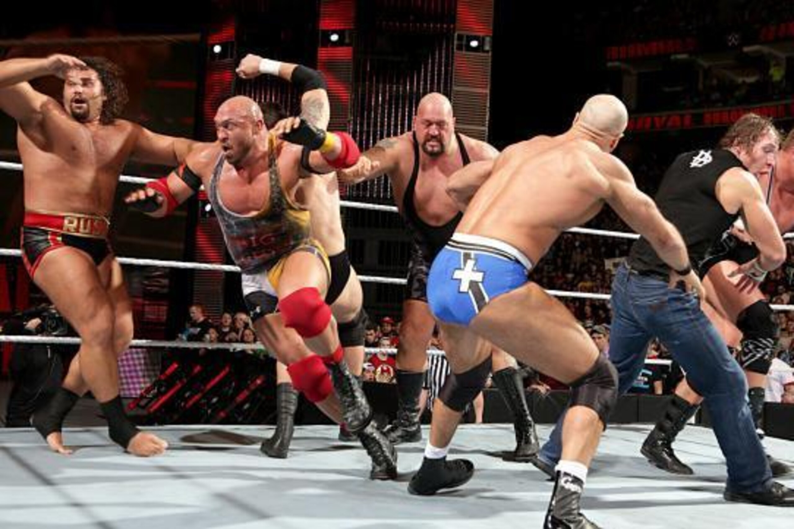 Action from the 2015 Royal Rumble.