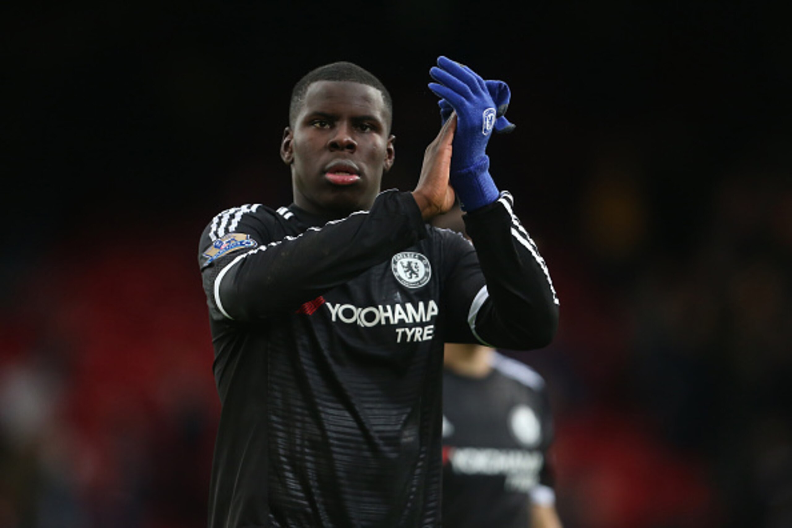 LONDON, ENGLAND - JANUARY 03:  Kurt Zouma of Chelsea during the Barclays Premier League match between Crystal Palace and Chelsea at Selhurst Park on January 3, 2016 in London, England.  (Photo by Catherine Ivill - AMA/Getty Images)