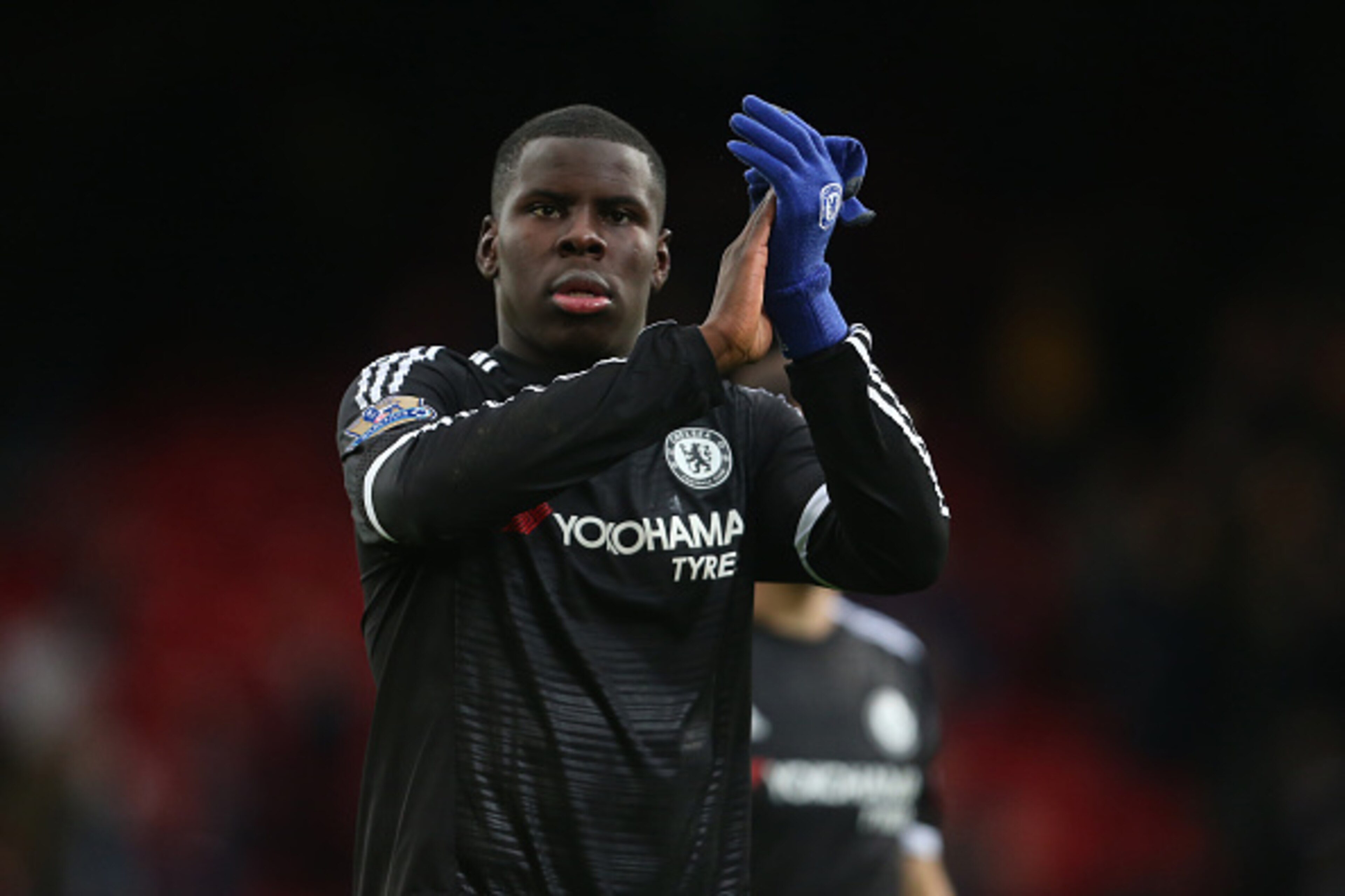 LONDON, ENGLAND - JANUARY 03:  Kurt Zouma of Chelsea during the Barclays Premier League match between Crystal Palace and Chelsea at Selhurst Park on January 3, 2016 in London, England.  (Photo by Catherine Ivill - AMA/Getty Images)