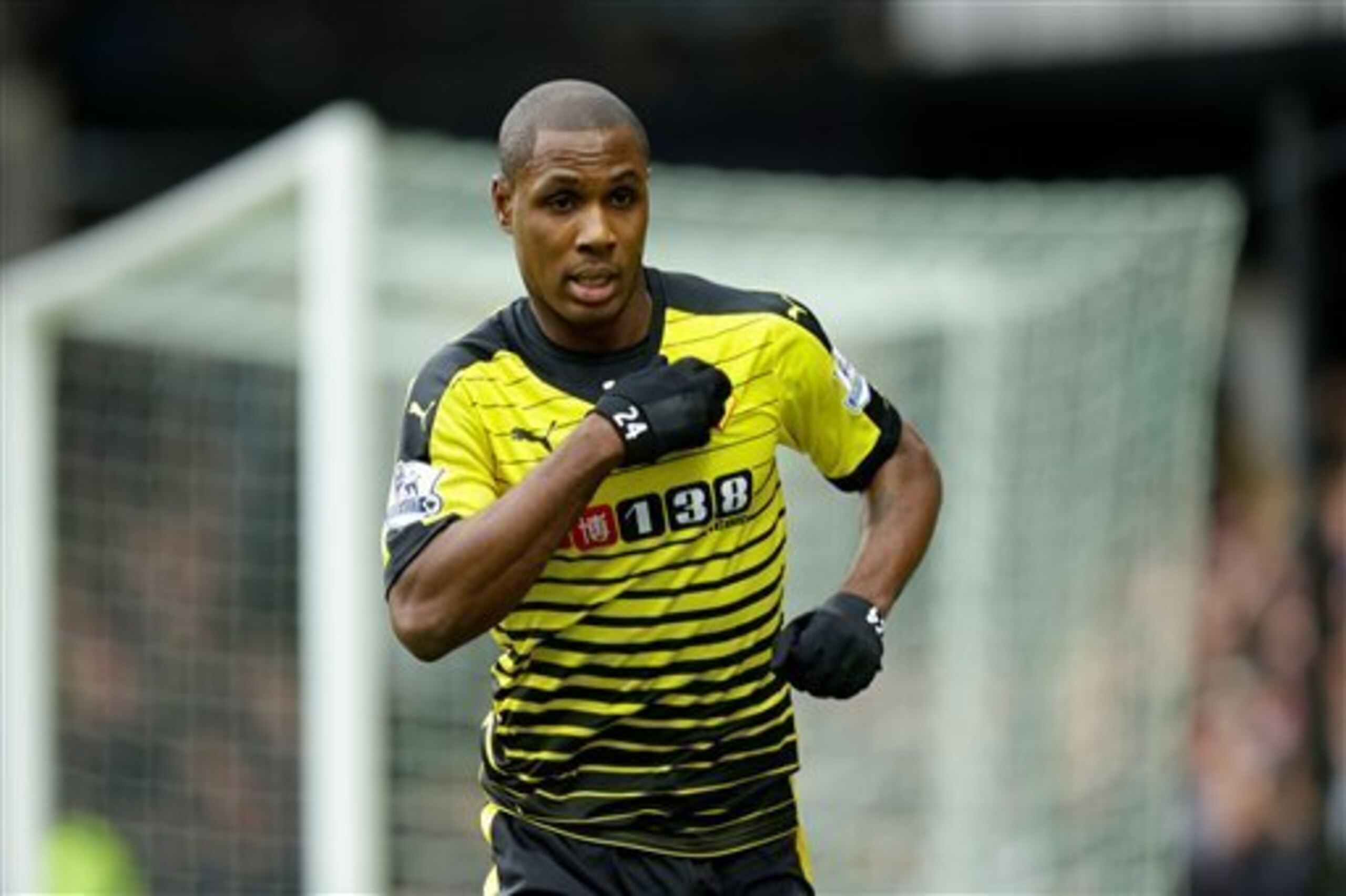 Ighalo has scored 13 goals thus far in his maiden Premier League campaign.