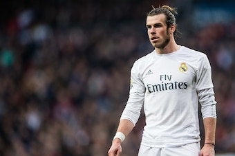 MADRID, SPAIN - DECEMBER 30:  Gareth Bale of Real Madrid CF looks on during the Real Madrid CF vs Real Sociedad match as part of the Liga BBVA 2015-2016 at the Estadio Santiago Bernabeu on December 30, 2015 in Madrid, Spain.  (Photo by Aitor Alcalde/Power