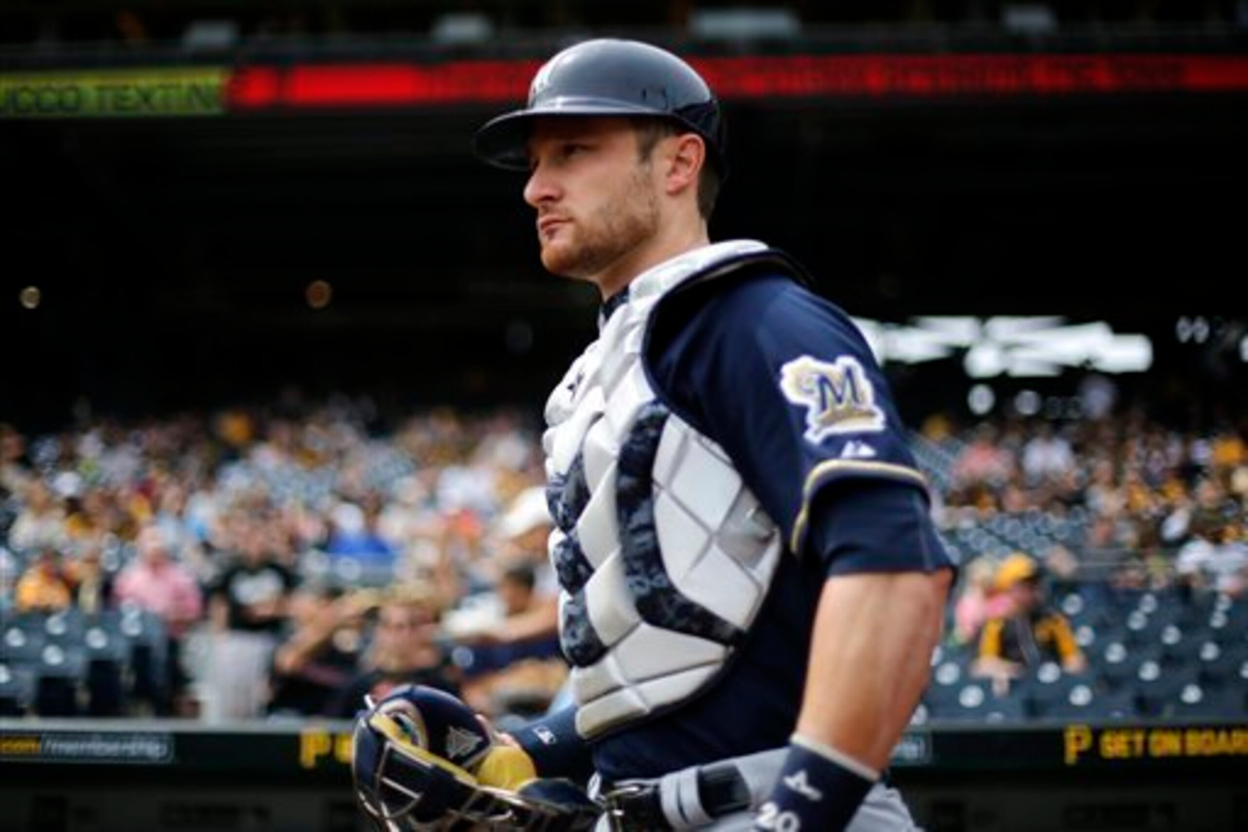 The end of the road is approaching for Jonathan Lucroy in Milwaukee.