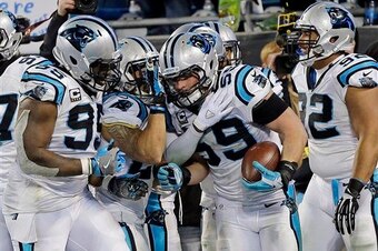 Another interception returned for a touchdown in the Super Bowl would give Luke Kuechly a postseason "hat trick."