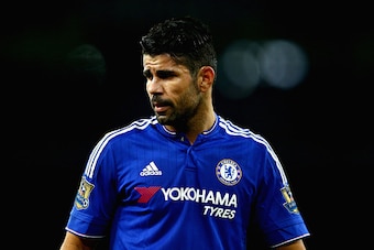 LONDON, ENGLAND - JANUARY 24:  Diego Costa of Chelsea looks on during the Barclays Premier League match between Arsenal and Chelsea at The Emirates Stadium on January 24, 2016 in London, England.  (Photo by Clive Mason/Getty Images)