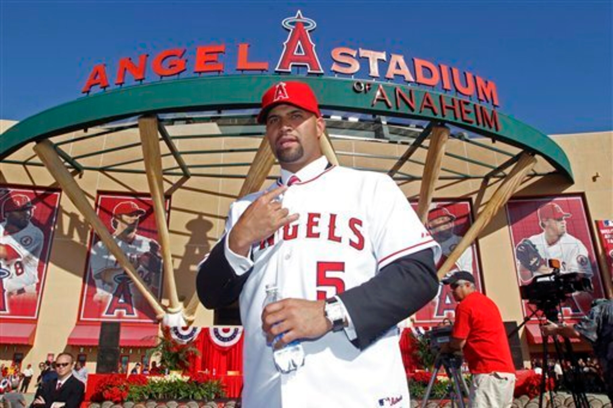 It sure looks like the Angels are going to need the DH to help justify Albert Pujols' contract.