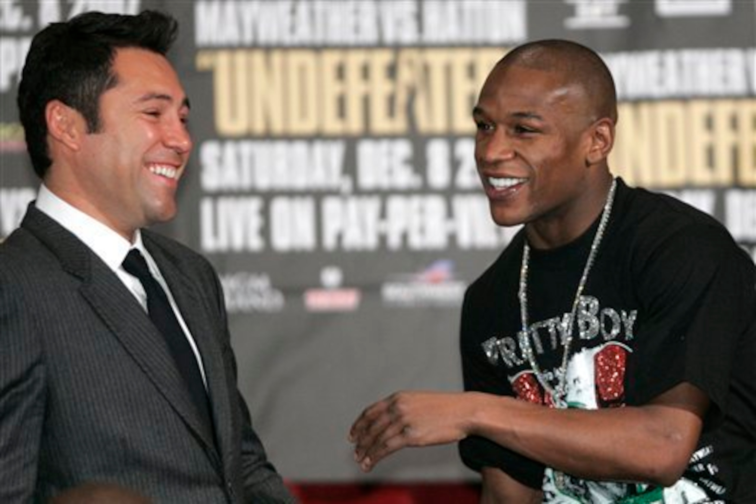 De La Hoya and Mayweather have each had problems in the past.