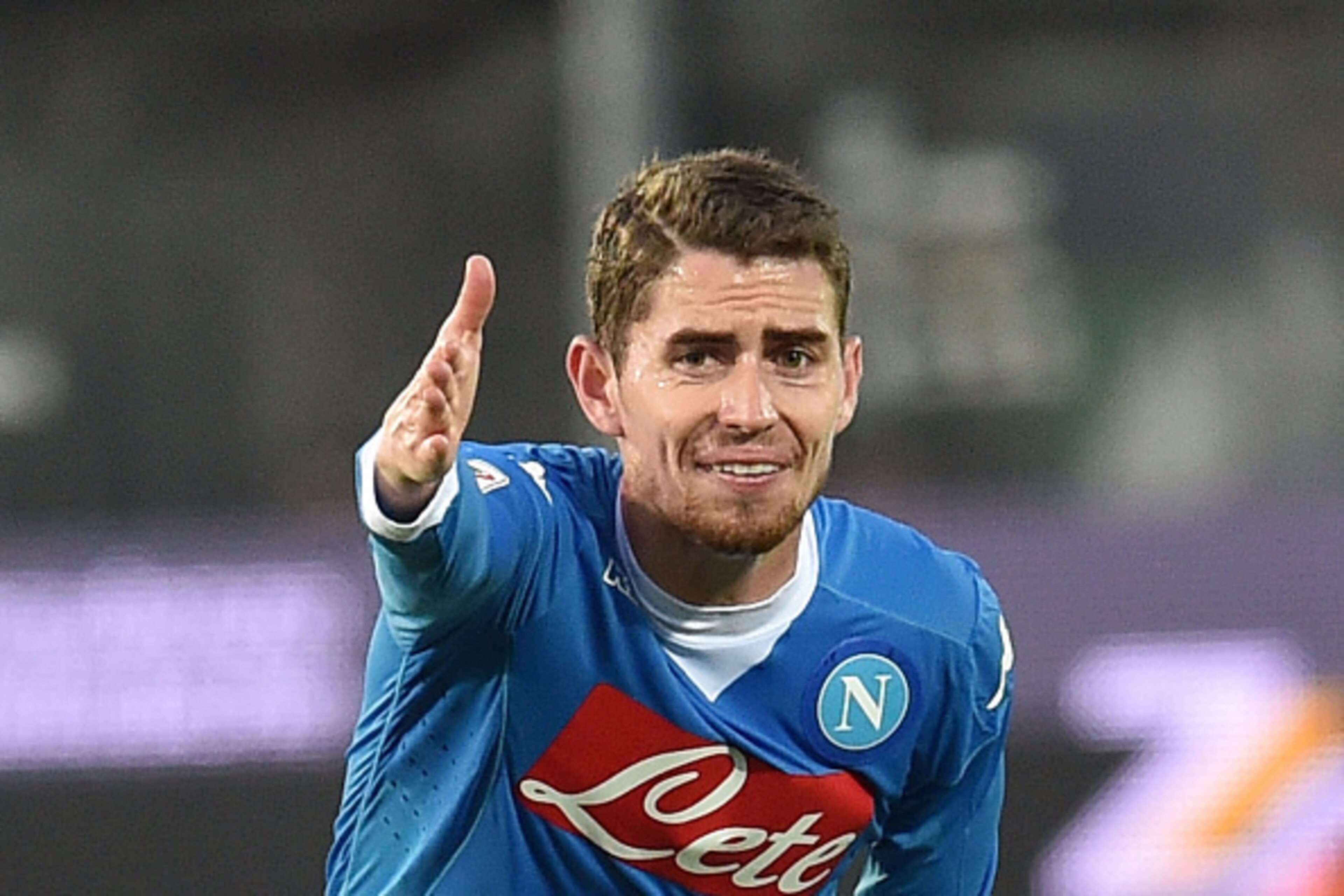 FROSINONE, ITALY - JANUARY 10: Jorginho of SSC Napoli during the Serie A match between Frosinone Calcio and SSC Napoli at Stadio Matusa on January 10, 2016 in Frosinone, Italy. (Photo by Giuseppe Bellini/Getty Images)