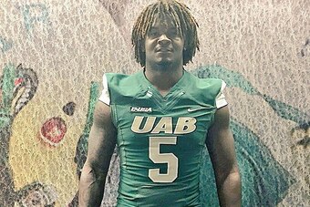 Clifton Garrett on his visit to UAB