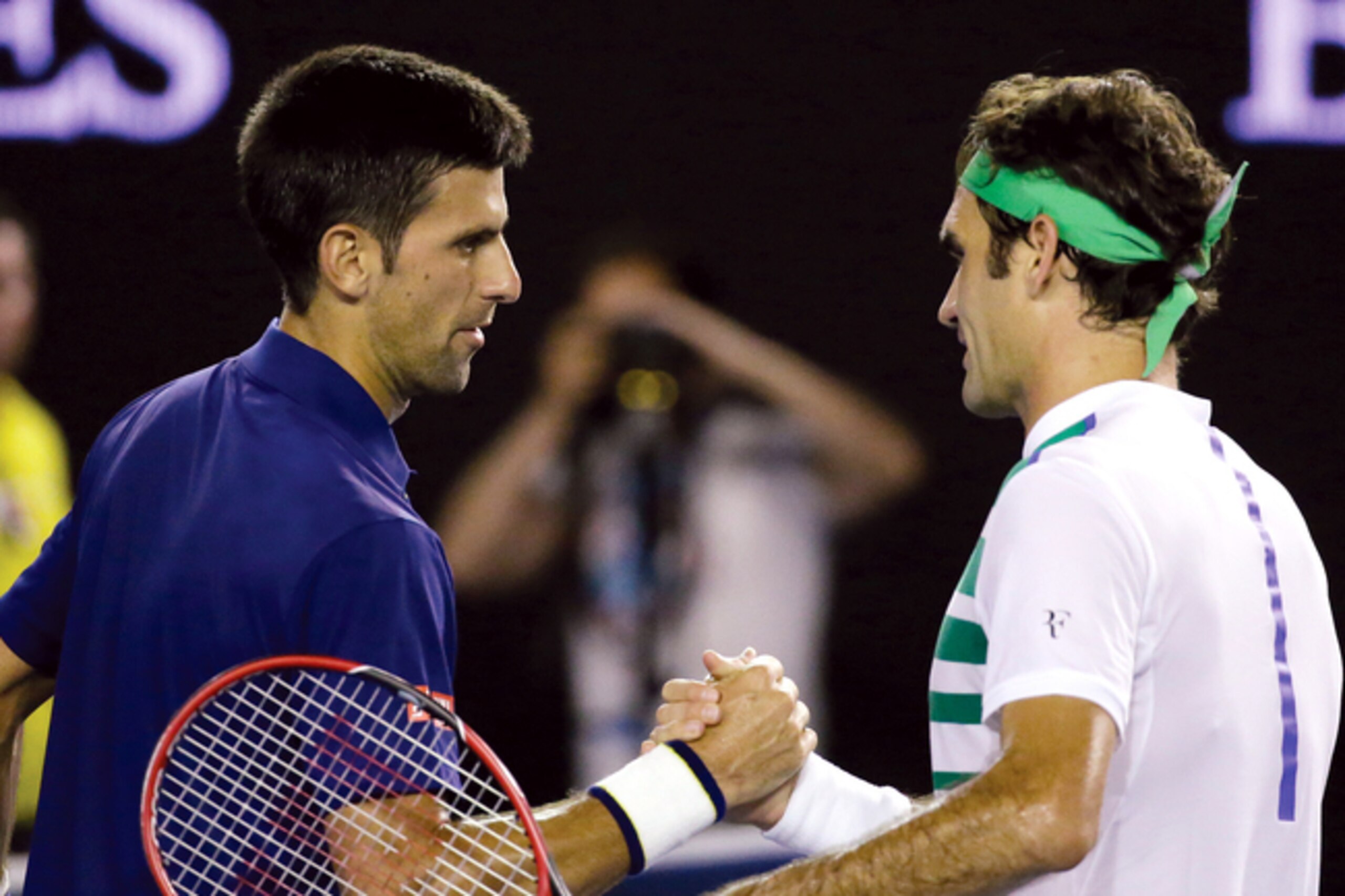 Djokovic eliminated Federer in the semifinals of the Australian Open.