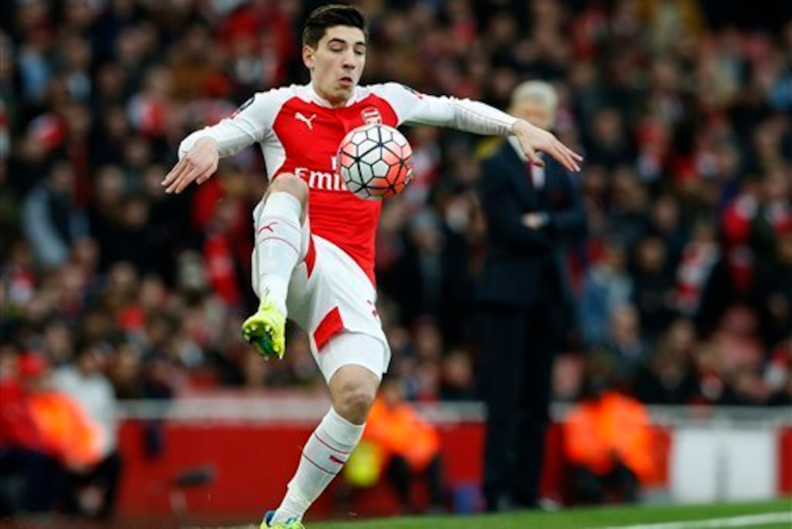 Bellerin's accelerated development has relegated Debuchy to the bench.