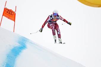 KITZBUEHEL, AUSTRIA - JANUARY 23: (FRANCE OUT) Kjetil Jansrud of Norway competes during the Audi FIS Alpine Ski World Cup Men's Downhill on January 23, 2016 in Kitzbuehel, Austria. (Photo by Alexis Boichard/Agence Zoom/Getty Images)