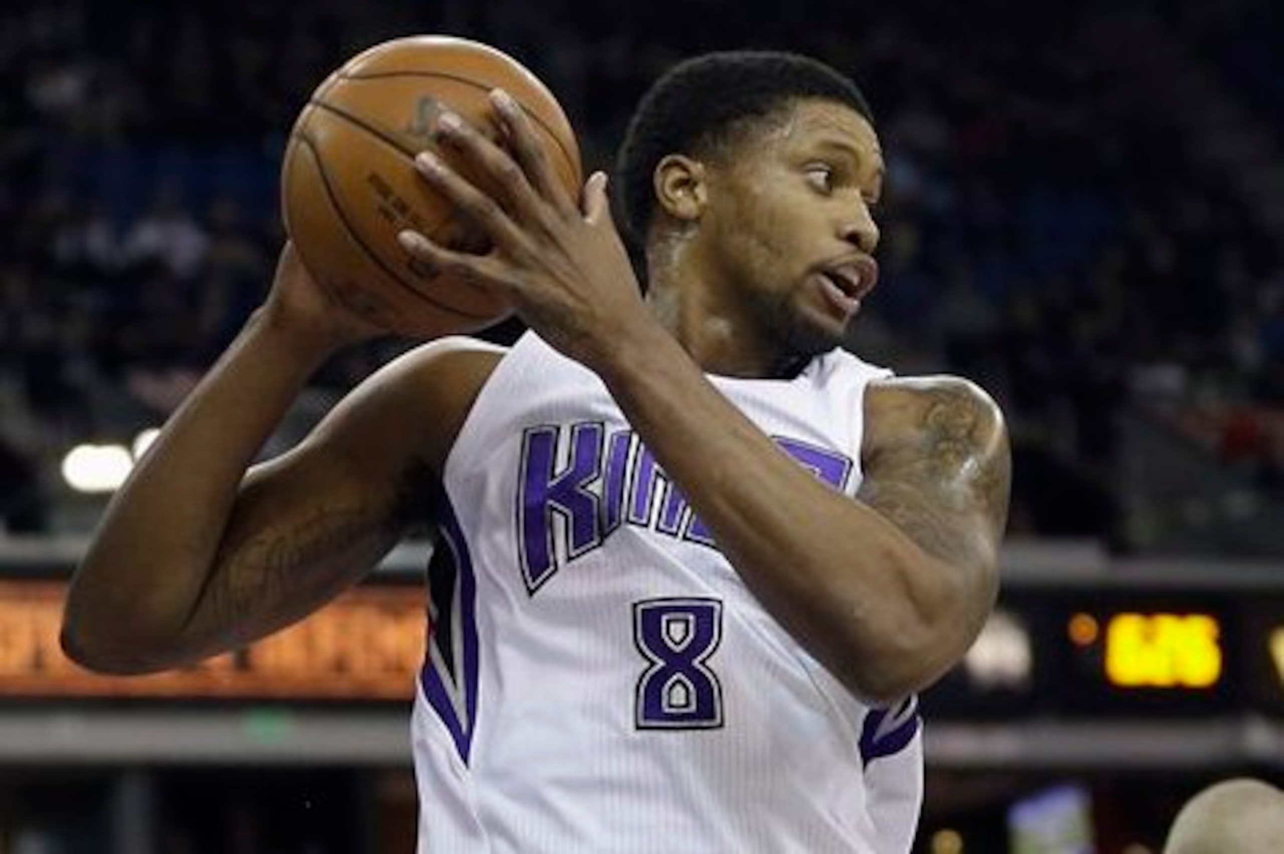 Gay currently has the third-lowest player efficiency rating (16.4) among the 38 players averaging 17-plus points.