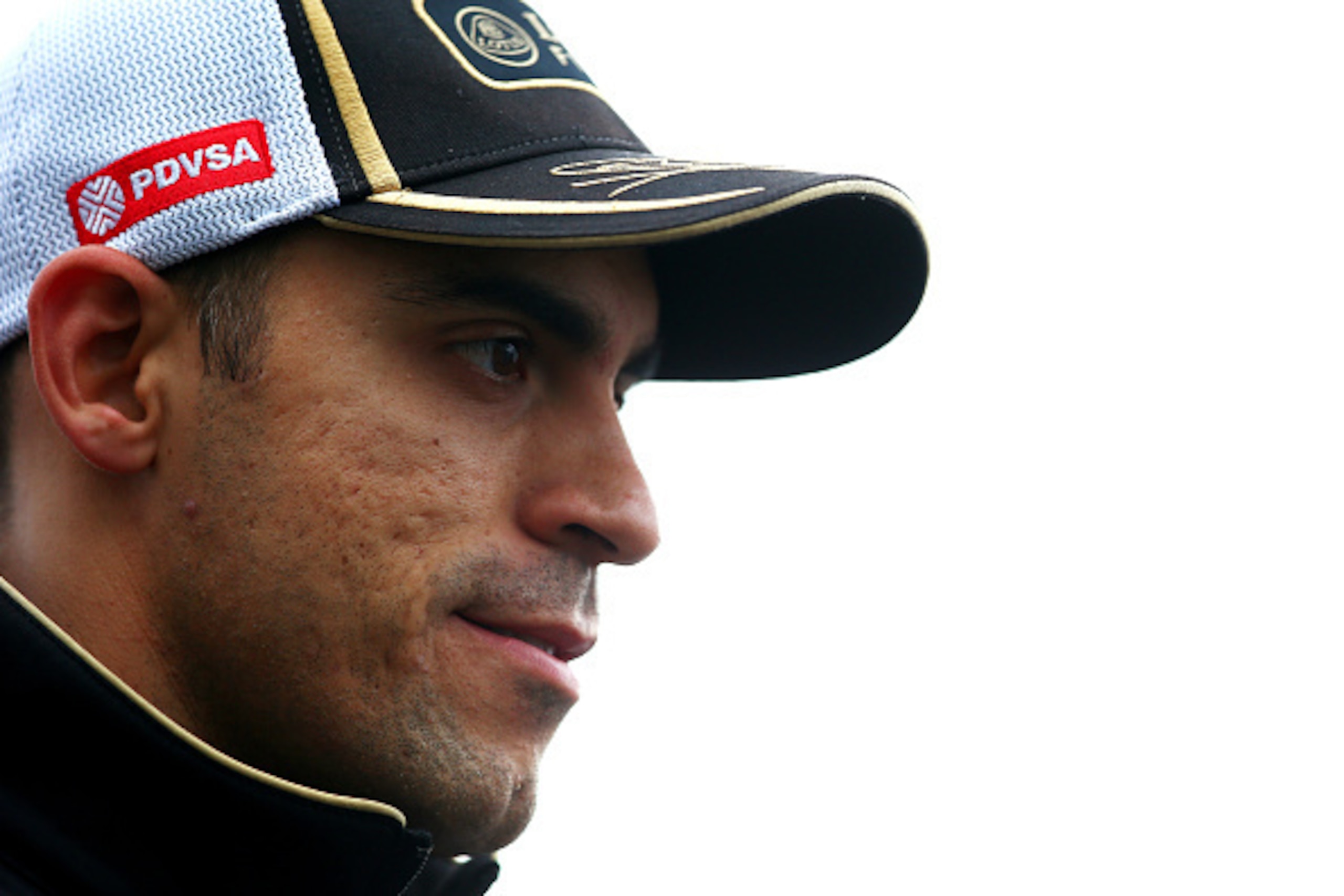 SUZUKA, JAPAN - SEPTEMBER 25:  Pastor Maldonado of Venezuela and Lotus walks in the paddock during practice for the Formula One Grand Prix of Japan at Suzuka Circuit on September 25, 2015 in Suzuka.  (Photo by Mark Thompson/Getty Images)