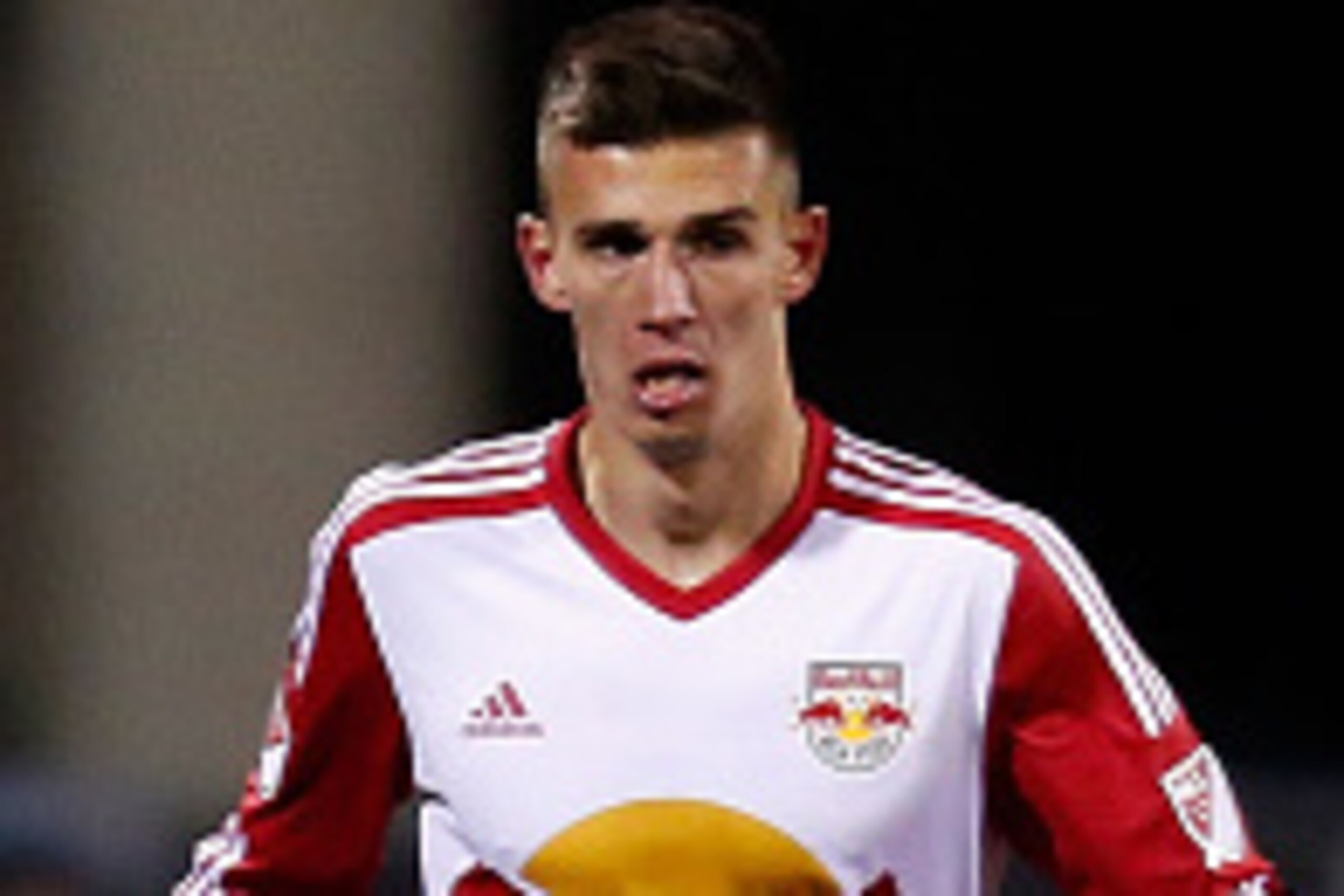 COLUMBUS, OH - NOVEMBER 22: Matt Miazga #20 of the New York Red Bulls controls the ball during the match against the Columbus Crew SC on November 22, 2015 at MAPFRE Stadium in Columbus, Ohio. (Photo by Kirk Irwin/Getty Images)