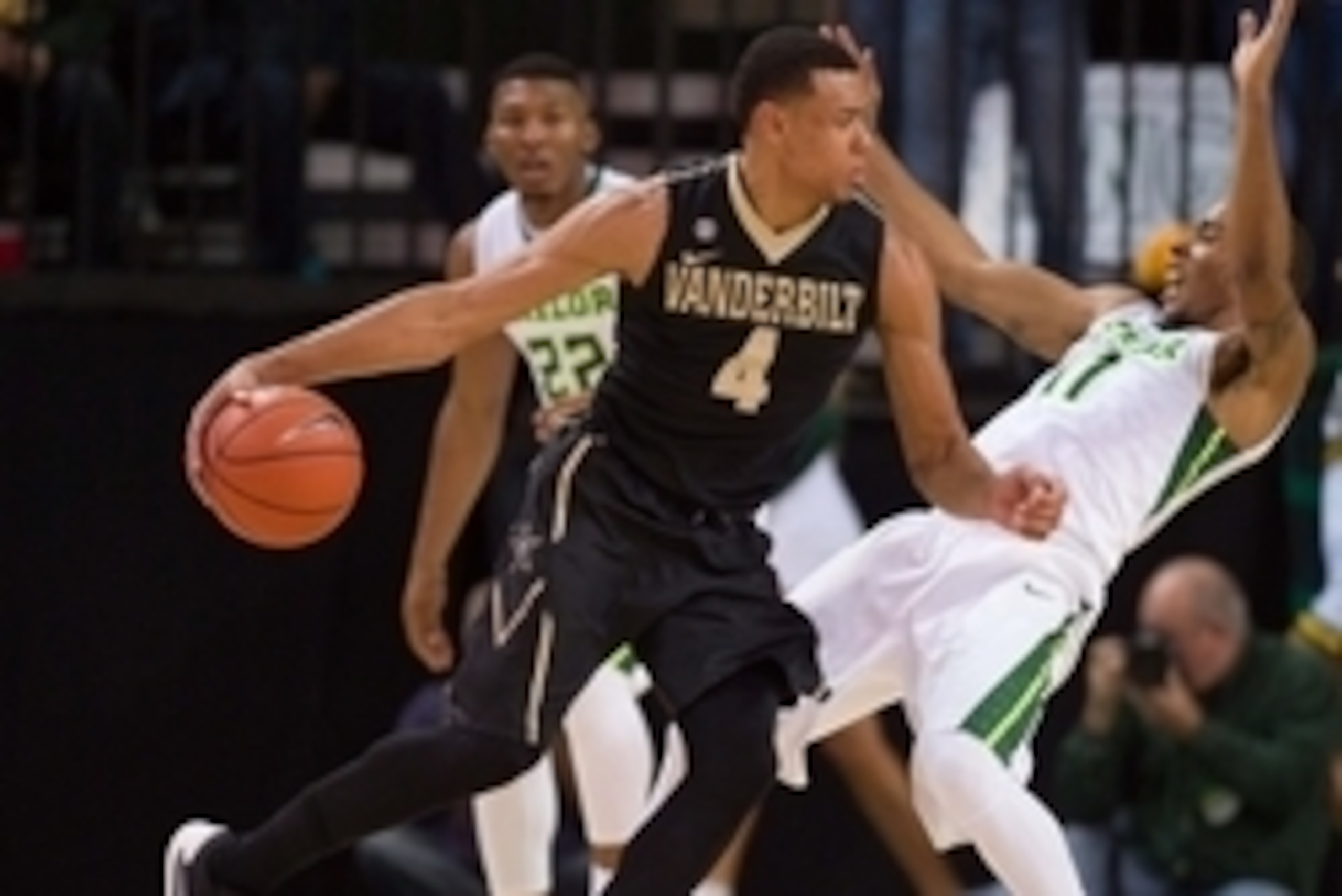 Dec 6, 2015; Waco, TX, USA; Vanderbilt Commodores guard Wade Baldwin IV (4) during the game against the Baylor Bears at the Ferrell Center. The Bears defeat the Commodores 69-67. Mandatory Credit: Jerome Miron-USA TODAY Sports