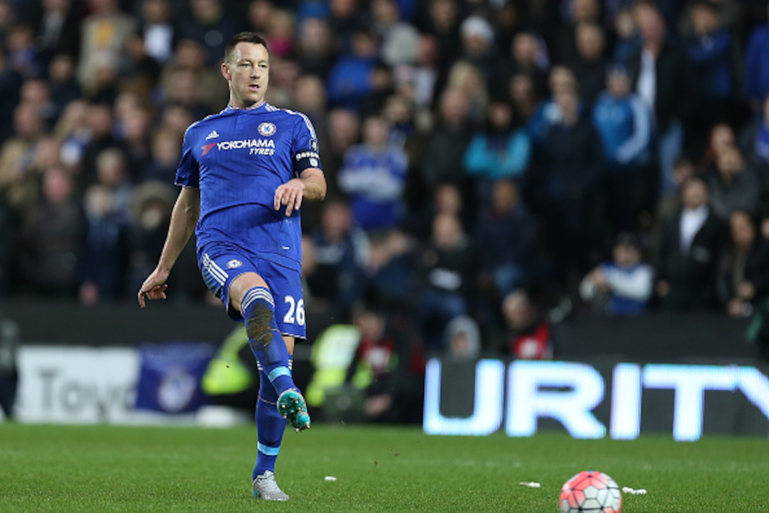 MILTON KEYNES, ENGLAND - JANUARY 31: John Terry of Chelsea in action during The Emirates FA Cup Fourth Round match between Milton Keynes Dons and Chelsea at Stadium mk on January 31, 2016 in Milton Keynes, England. (Photo by Pete Norton/Getty Images) MILTON KEYNES, ENGLAND - JANUARY 31: John Terry of Chelsea in action during The Emirates FA Cup Fourth Round match between Milton Keynes Dons and Chelsea at Stadium mk on January 31, 2016 in Milton Keynes, England. (Photo by Pete Norton/Getty Images)