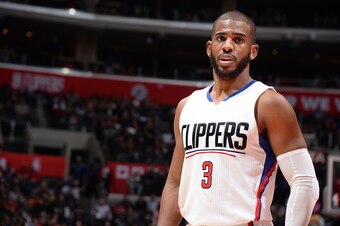 LOS ANGELES, CA - FEBRUARY 3: Chris Paul #3 of the Los Angeles Clippers during the game against the Minnesota Timberwolves on February 3, 2016 at STAPLES Center in Los Angeles, California. NOTE TO USER: User expressly acknowledges and agrees that, by down